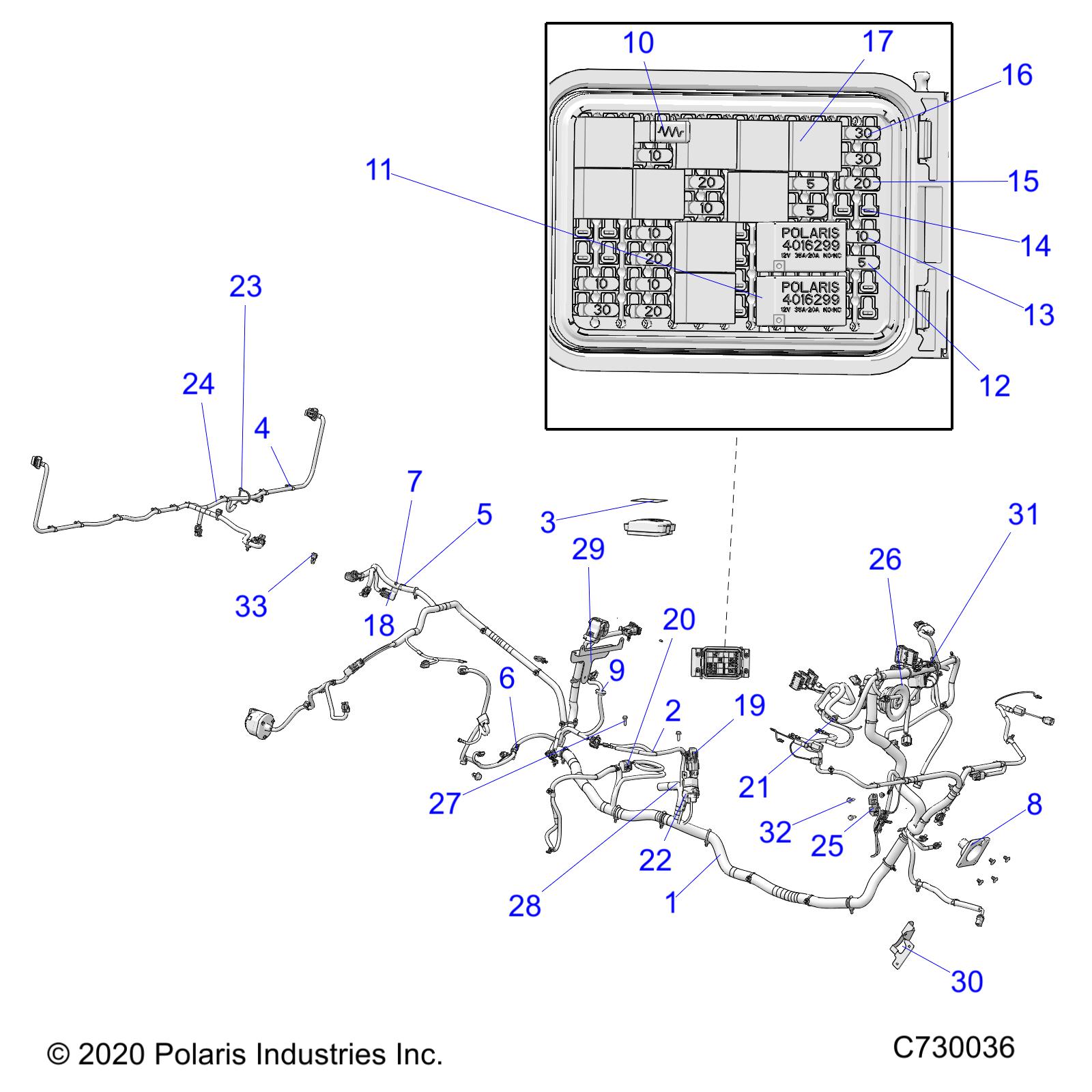 Part Number : 7081890 HARNESS CLIP EDGE