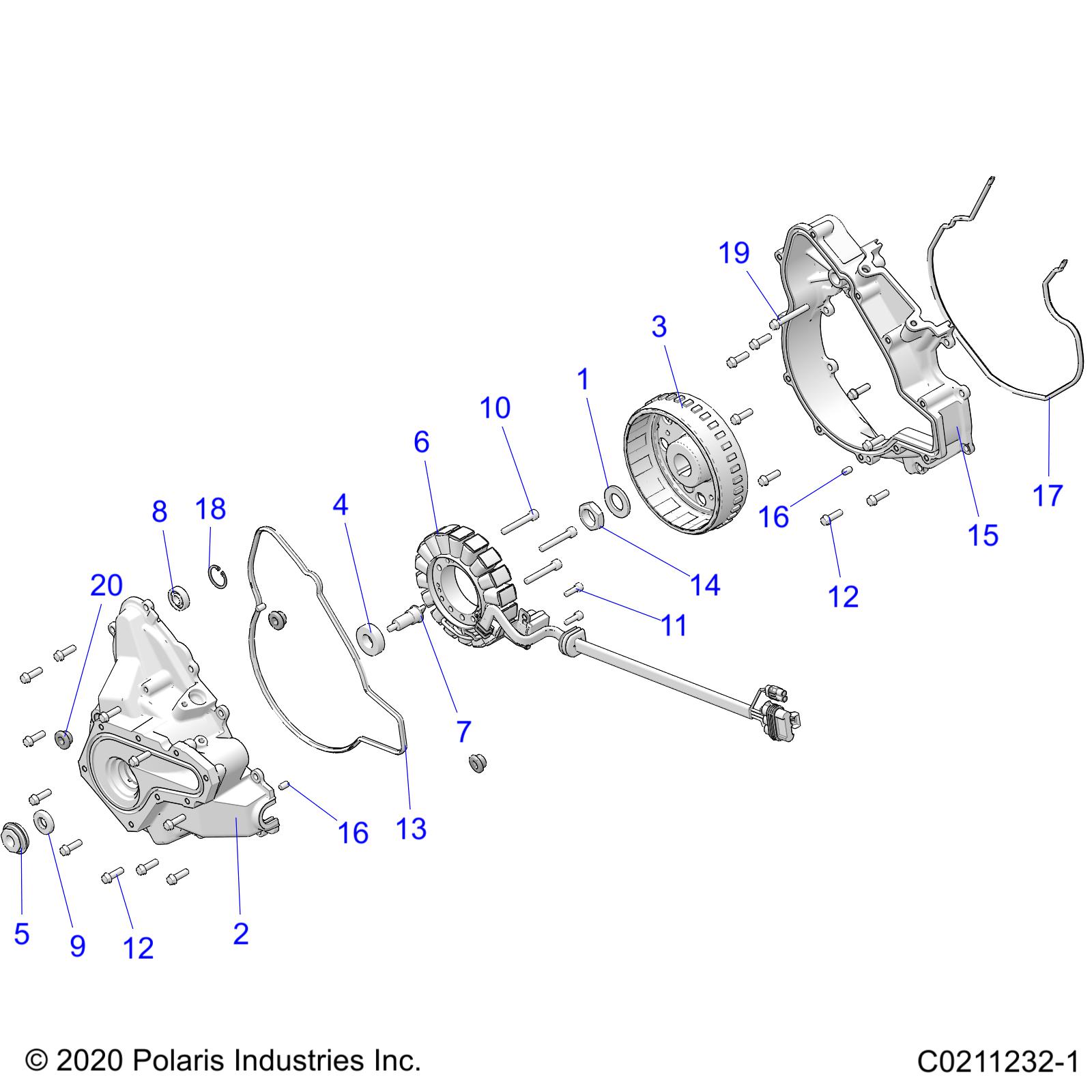 Part Number : 3023796 ASM-IGNITION COVER