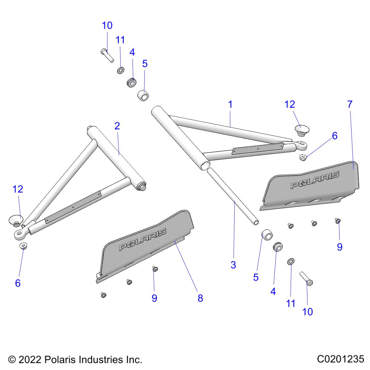 Part Number : 5435029-070 CV SHIELD FRONT RIGHT SIDE GLO