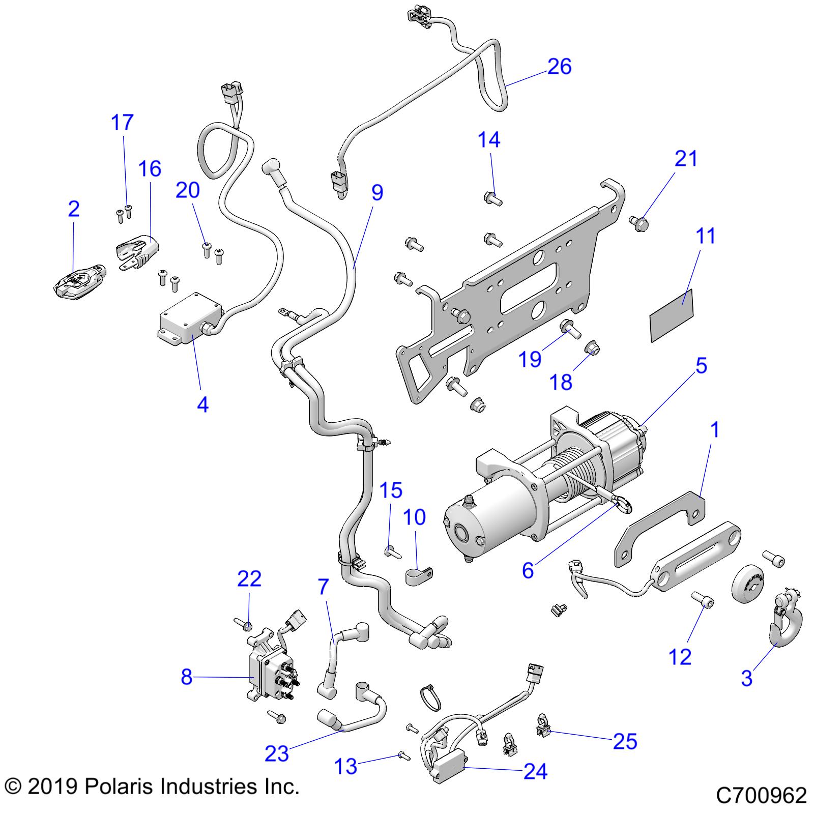 Part Number : 2415055 SEALED WINCH JUMPER SWITCH