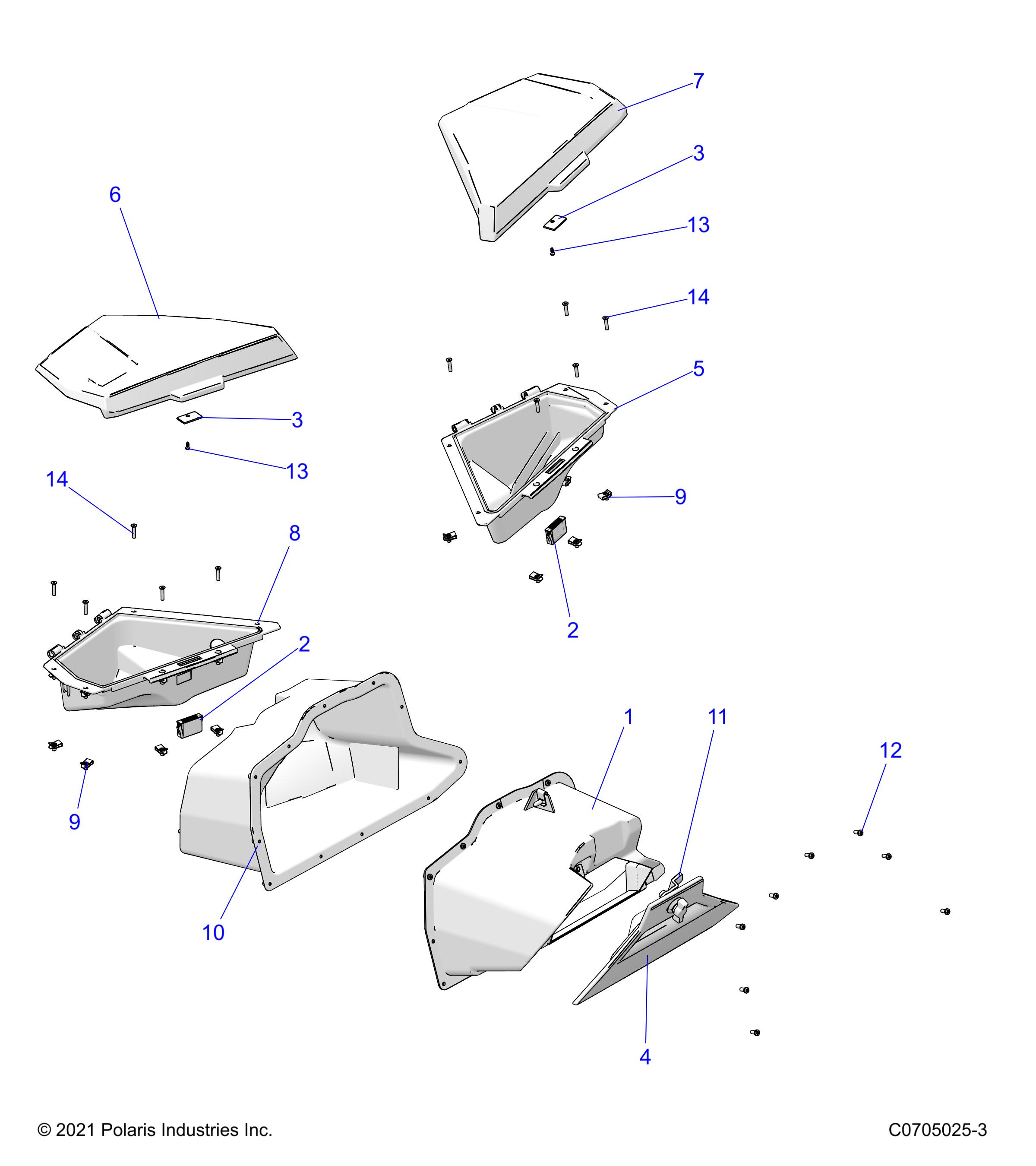 Part Number : 7081425 TURN LATCH CAM  1/4