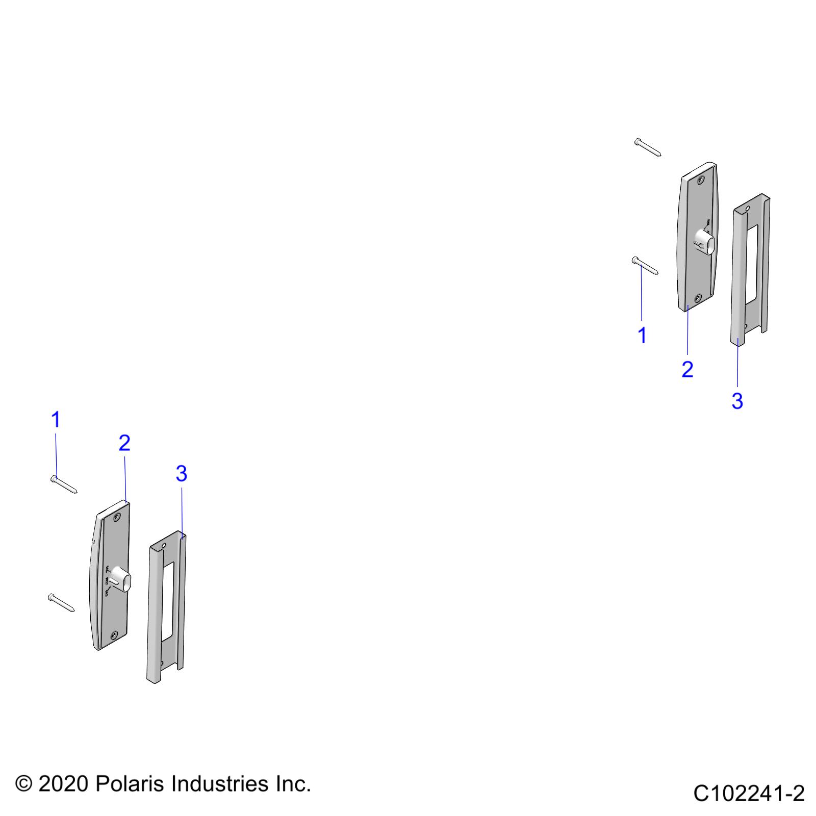 Part Number : 2412851 TAILLIGHT ASSEMBLY WITH DECAL