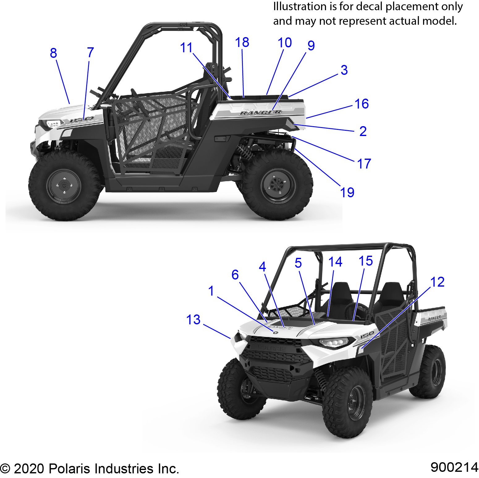 Foto diagrama Polaris que contem a peça 7183977