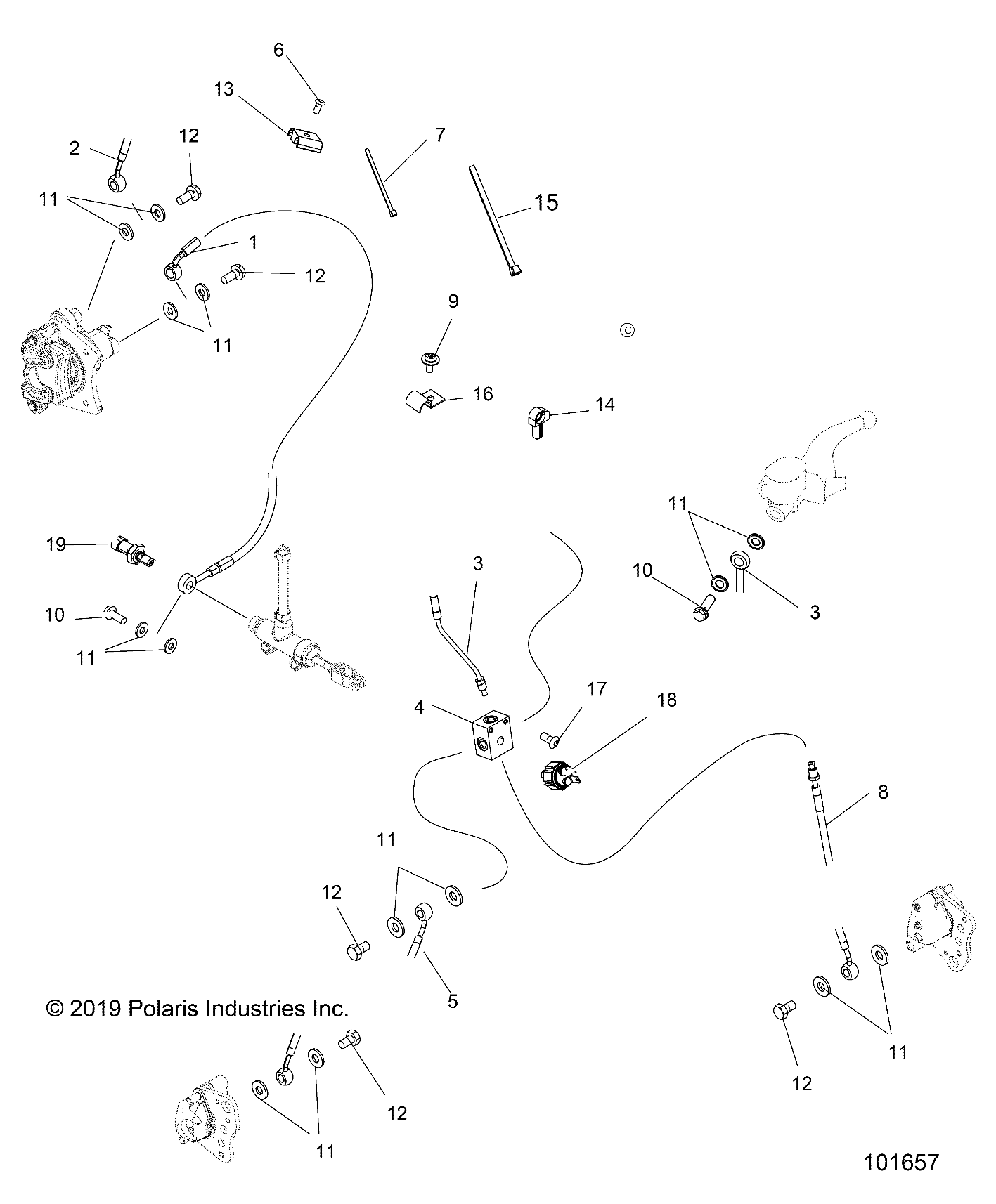 Part Number : 4015069 SEALED BRAKE SWITCH