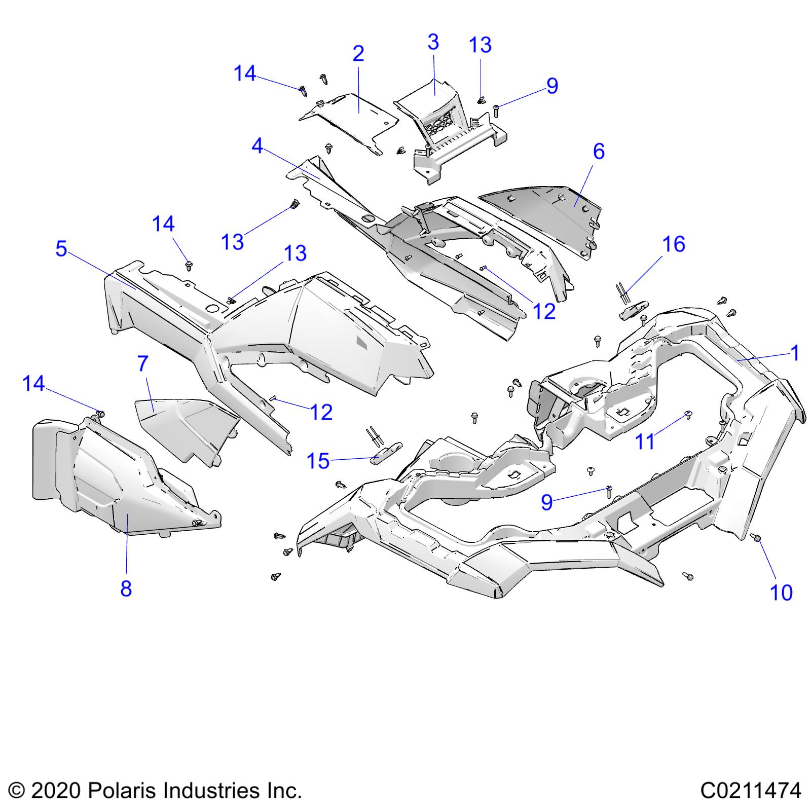 Part Number : 5452996-728 PANEL-SIDE UPR LH PNTD G.GREY