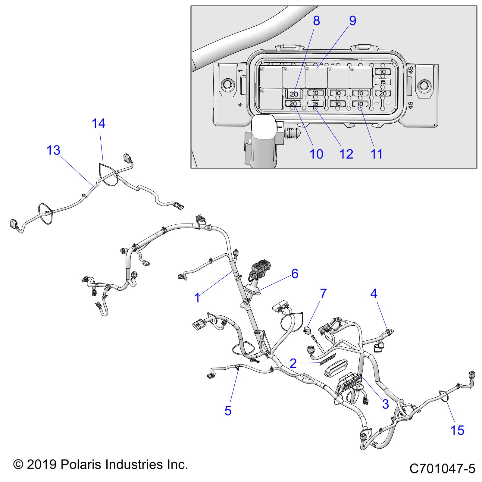 Part Number : 2414714 HARNESS-BOX