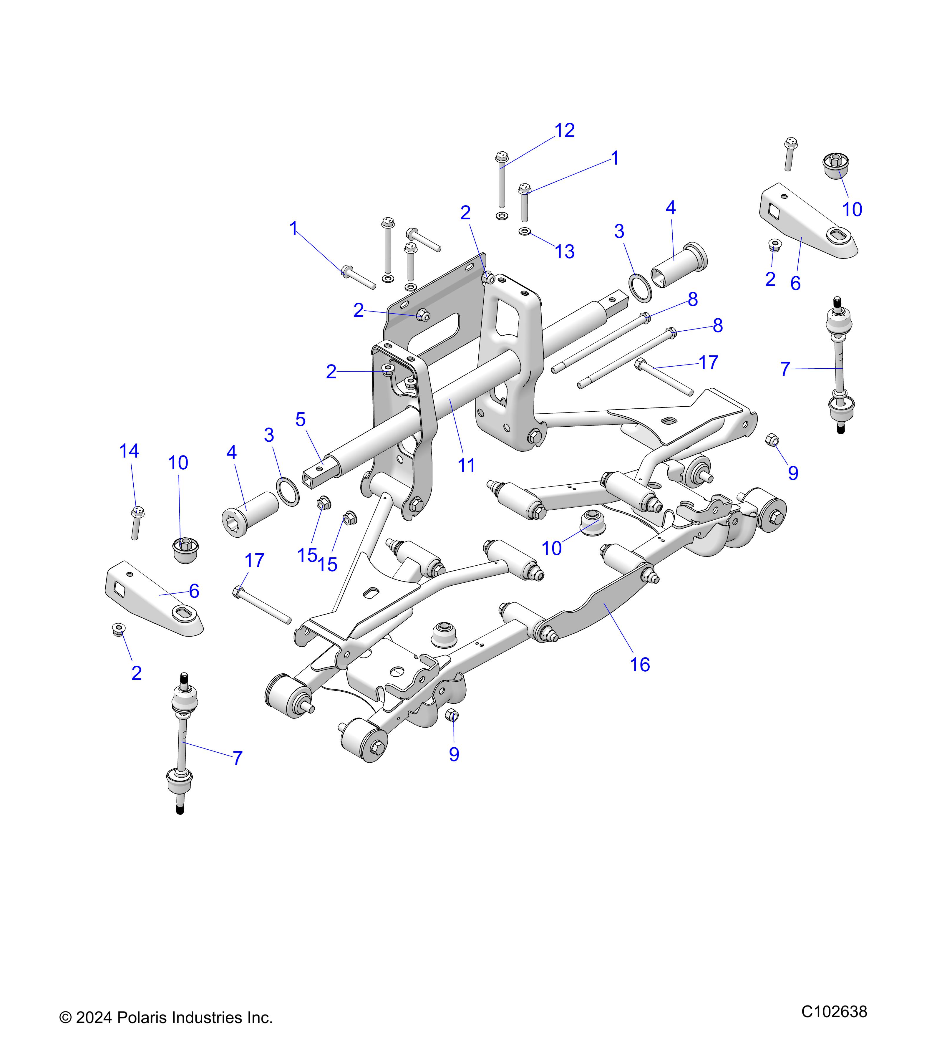 Part Number : 1545198 ASM-LINKAGE STABILIZER BAR