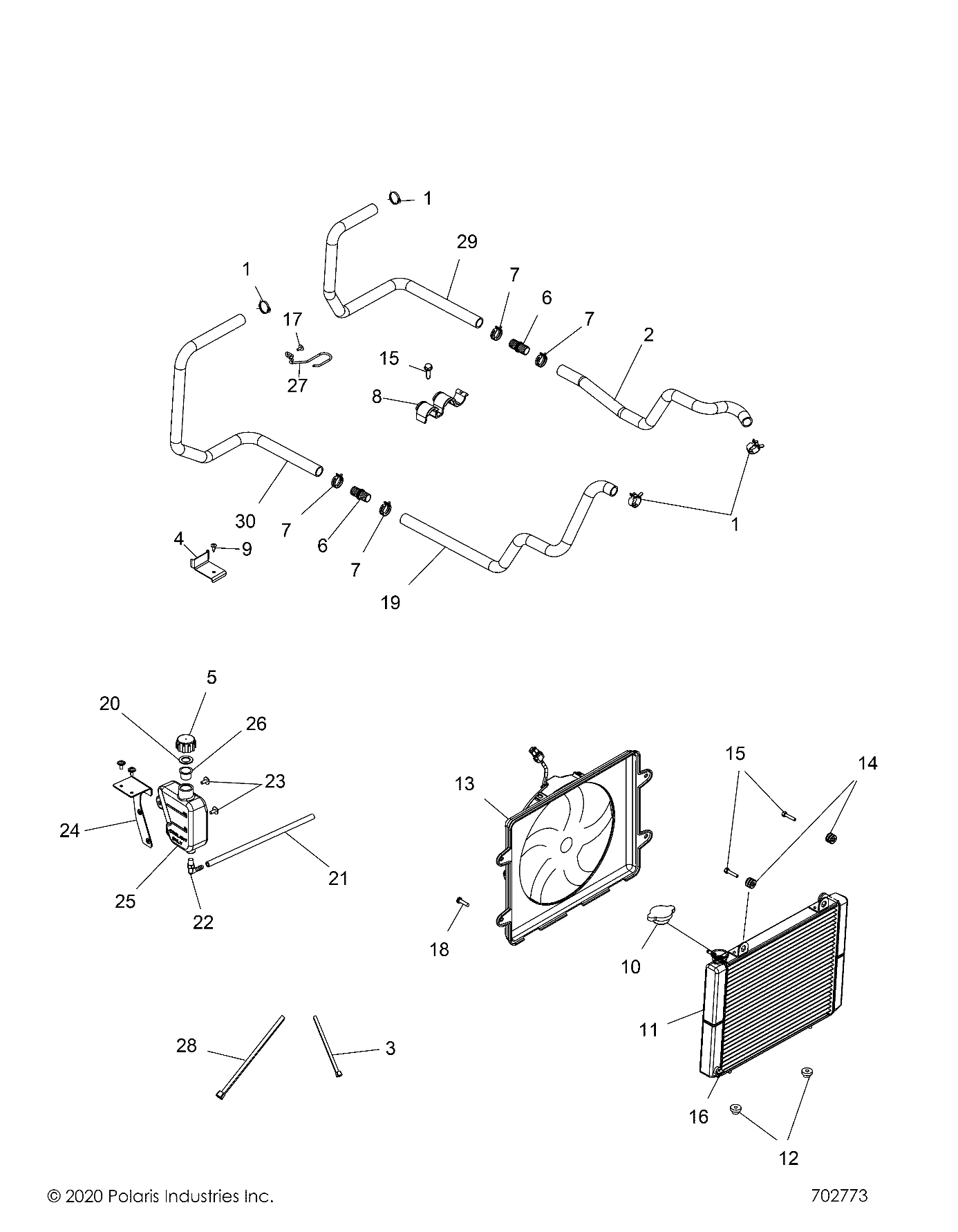 Part Number : 5413987 HOSE-UPPER RADIATOR