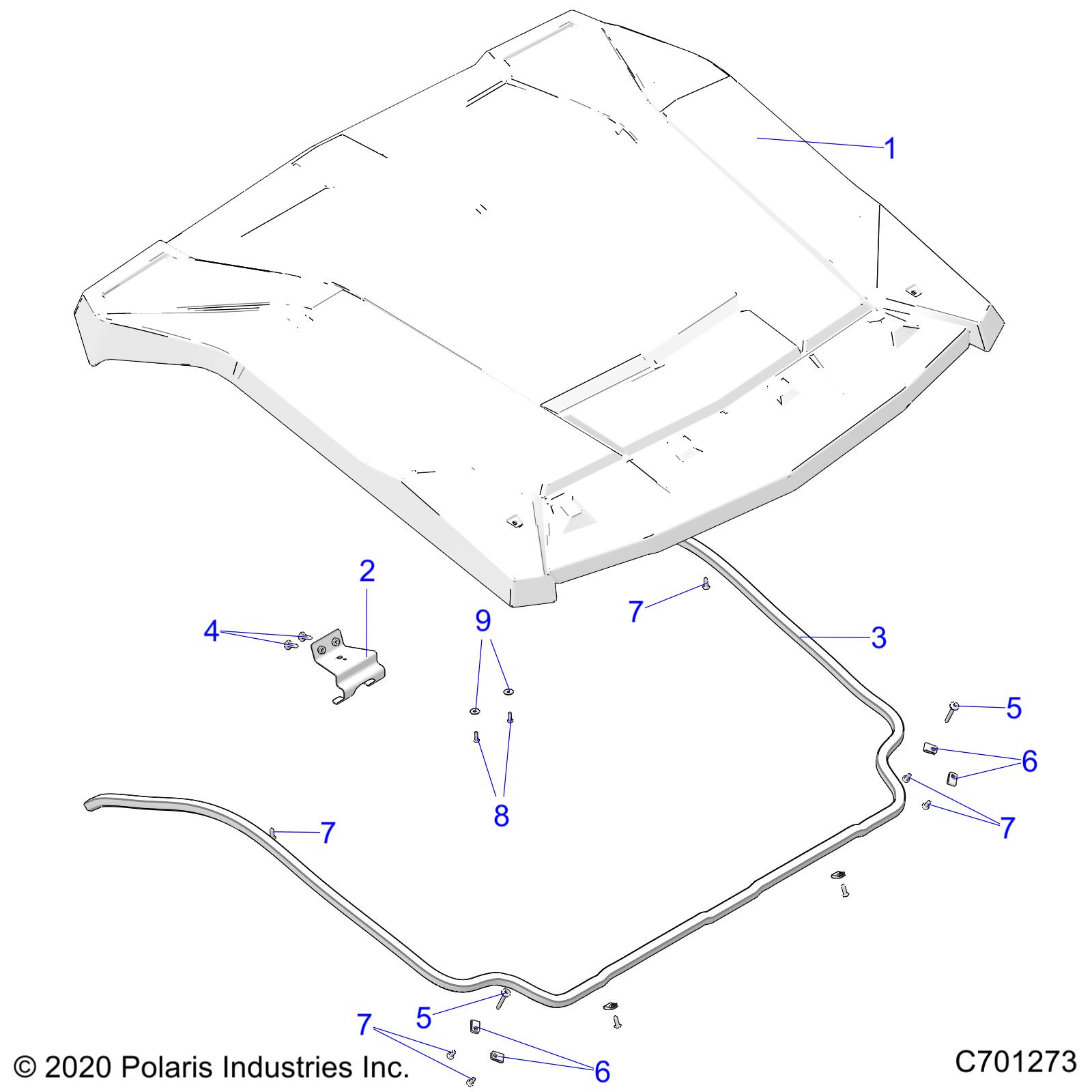 Part Number : 5415720 SEAL-POLY ROOF XOVR