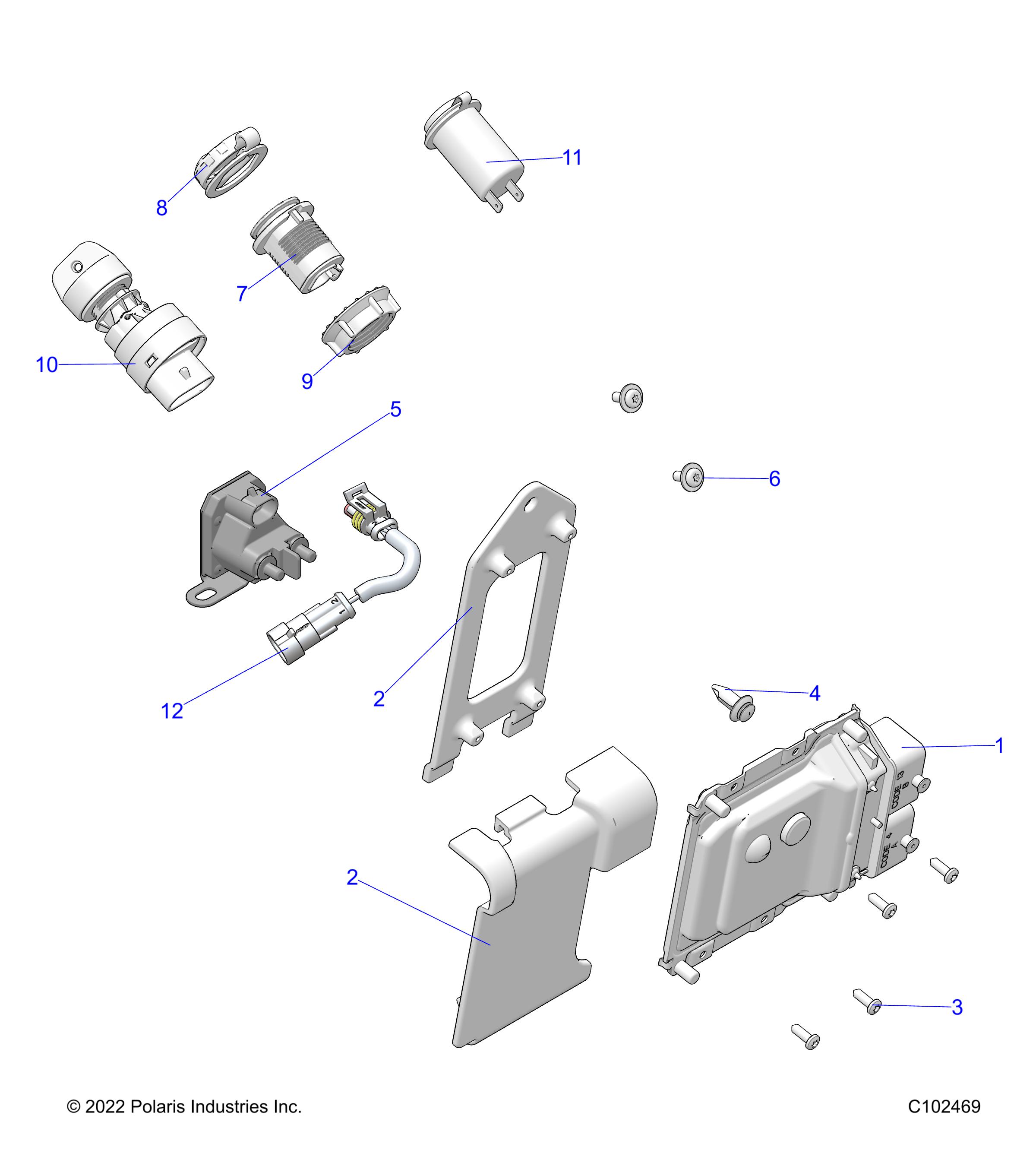 Part Number : 4080413 SWITCH-KEY 3 POS SEALED