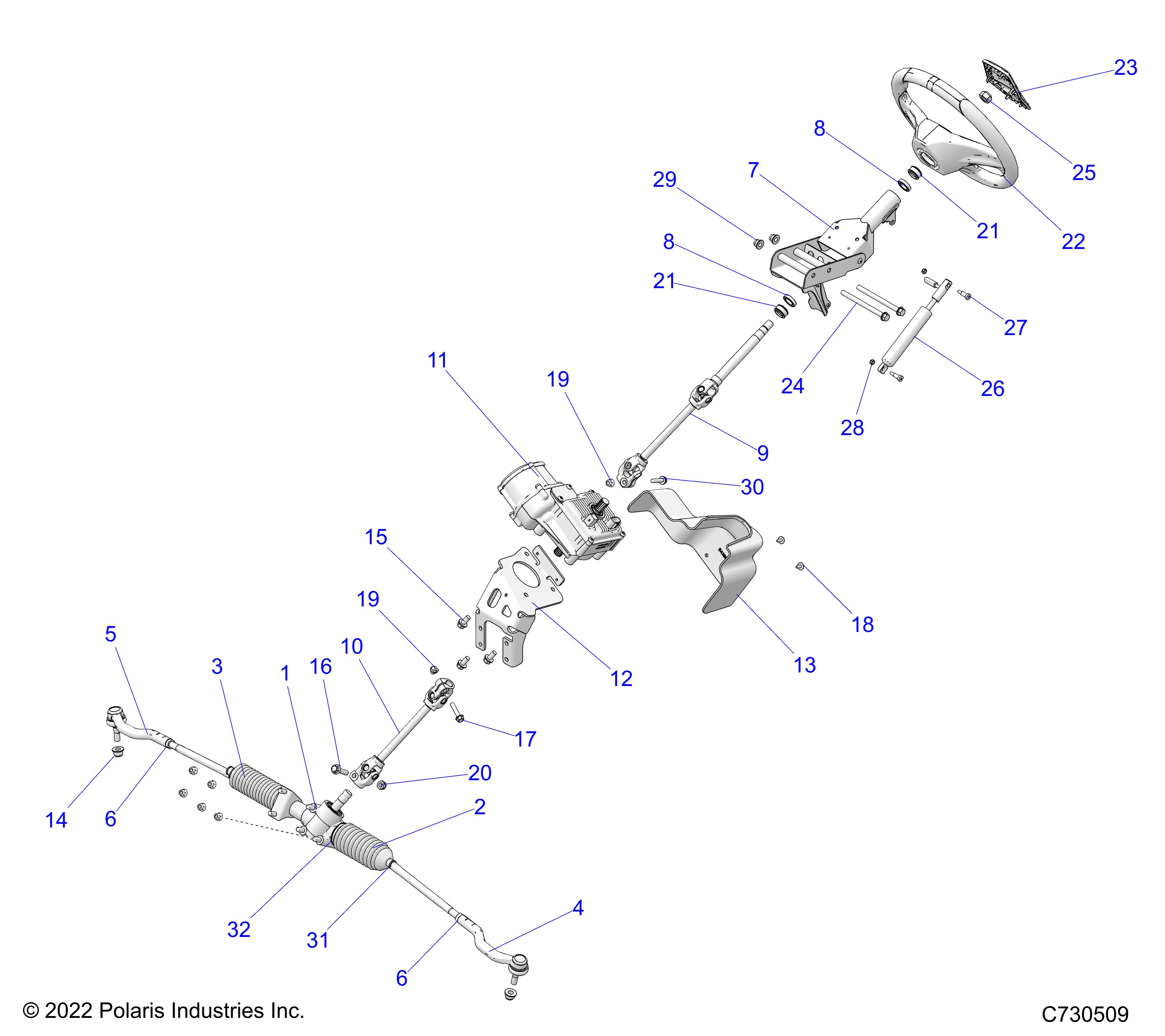 Part Number : 5450255-747 CAP-STEERING WHEEL DUSK