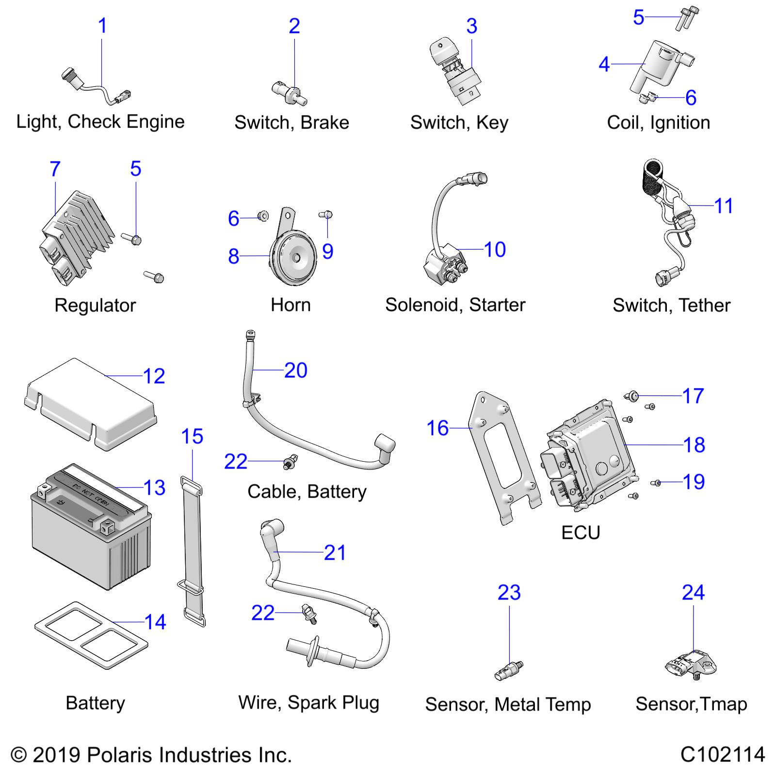 Part Number : 5453652 COVER-BATTERY