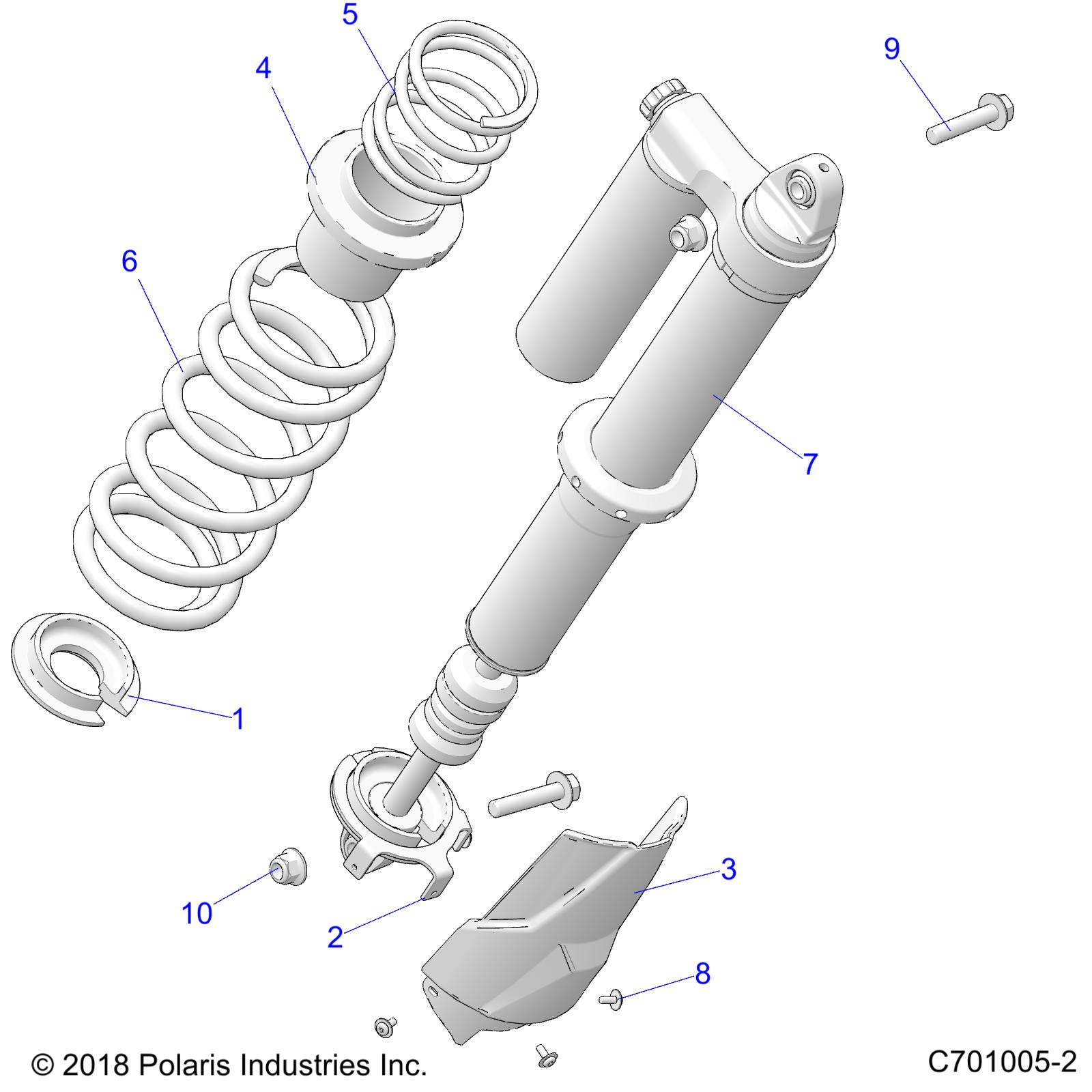 Part Number : 7044885-458 SPR-285 17.75FL 3.04-3.04ID BL