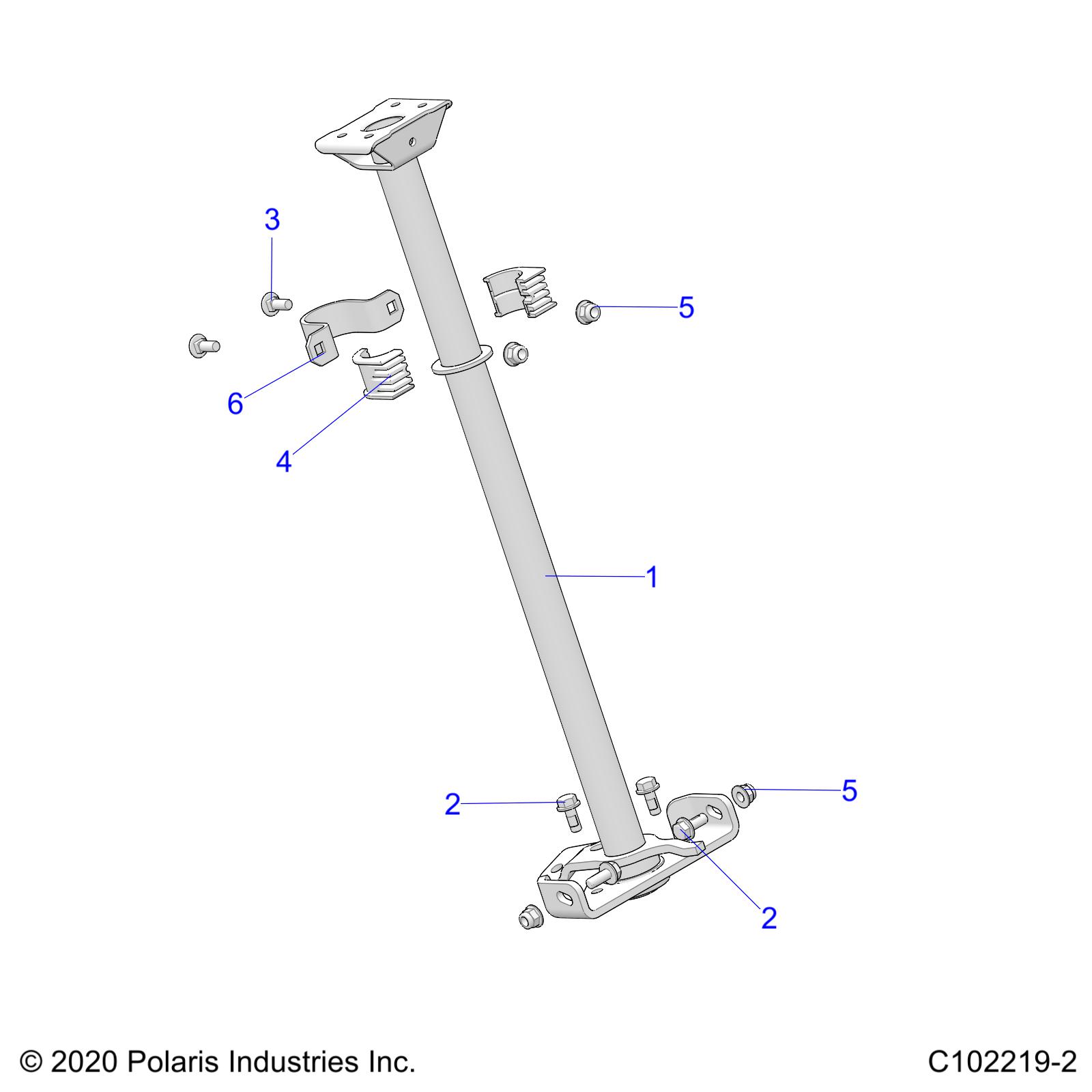 Part Number : 1824281 STEERING POST ASSEMBLY