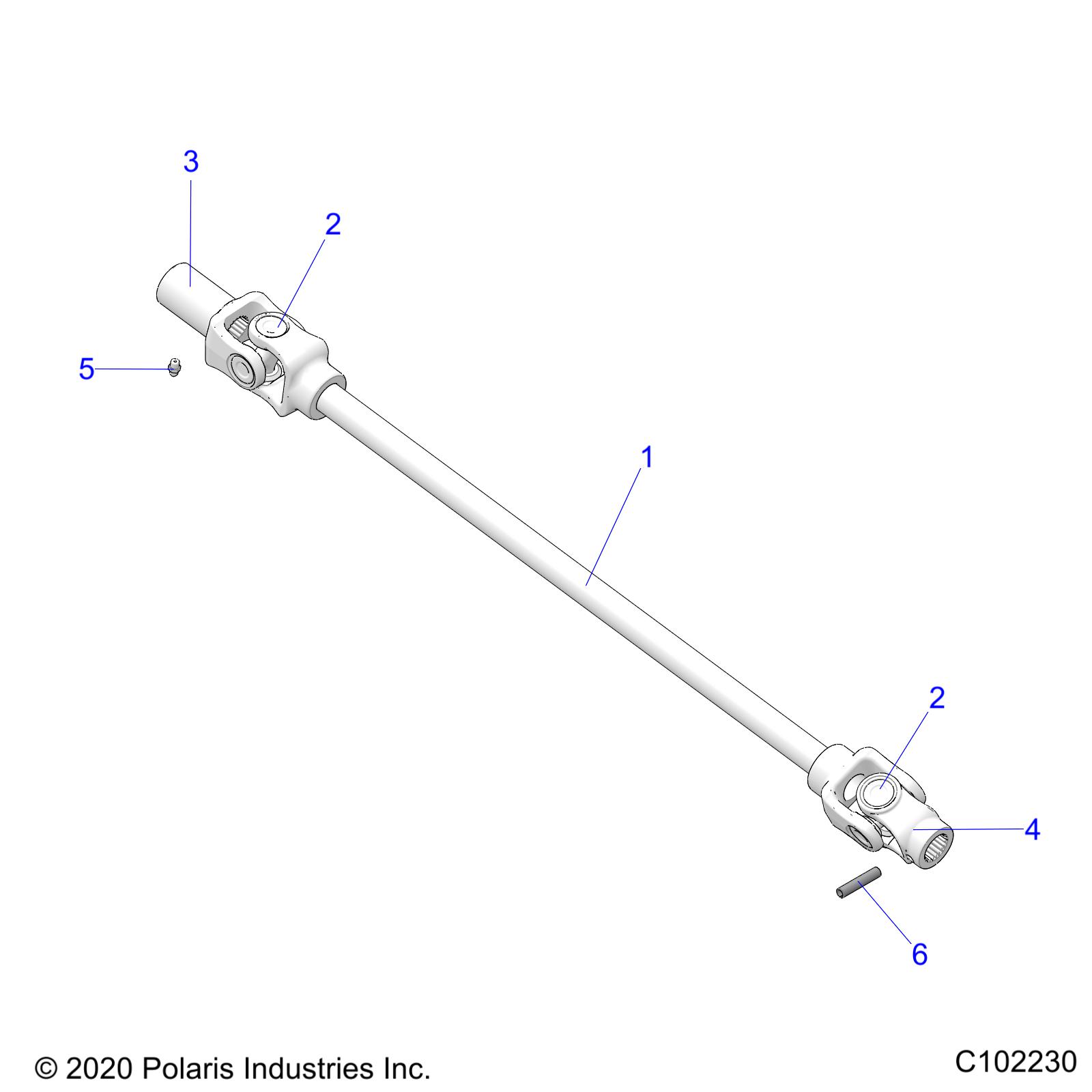 Part Number : 3236404 PROPSHAFT YOKE  REAR