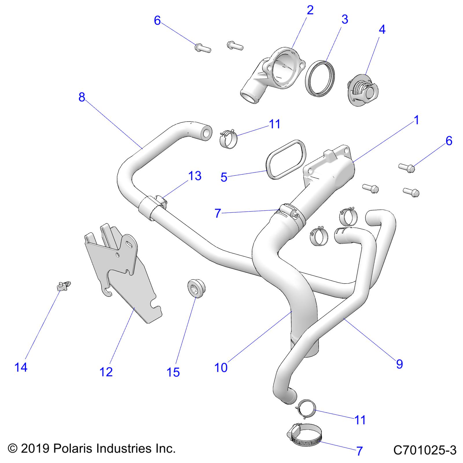 Part Number : 5416305 WATERPUMP HOSE