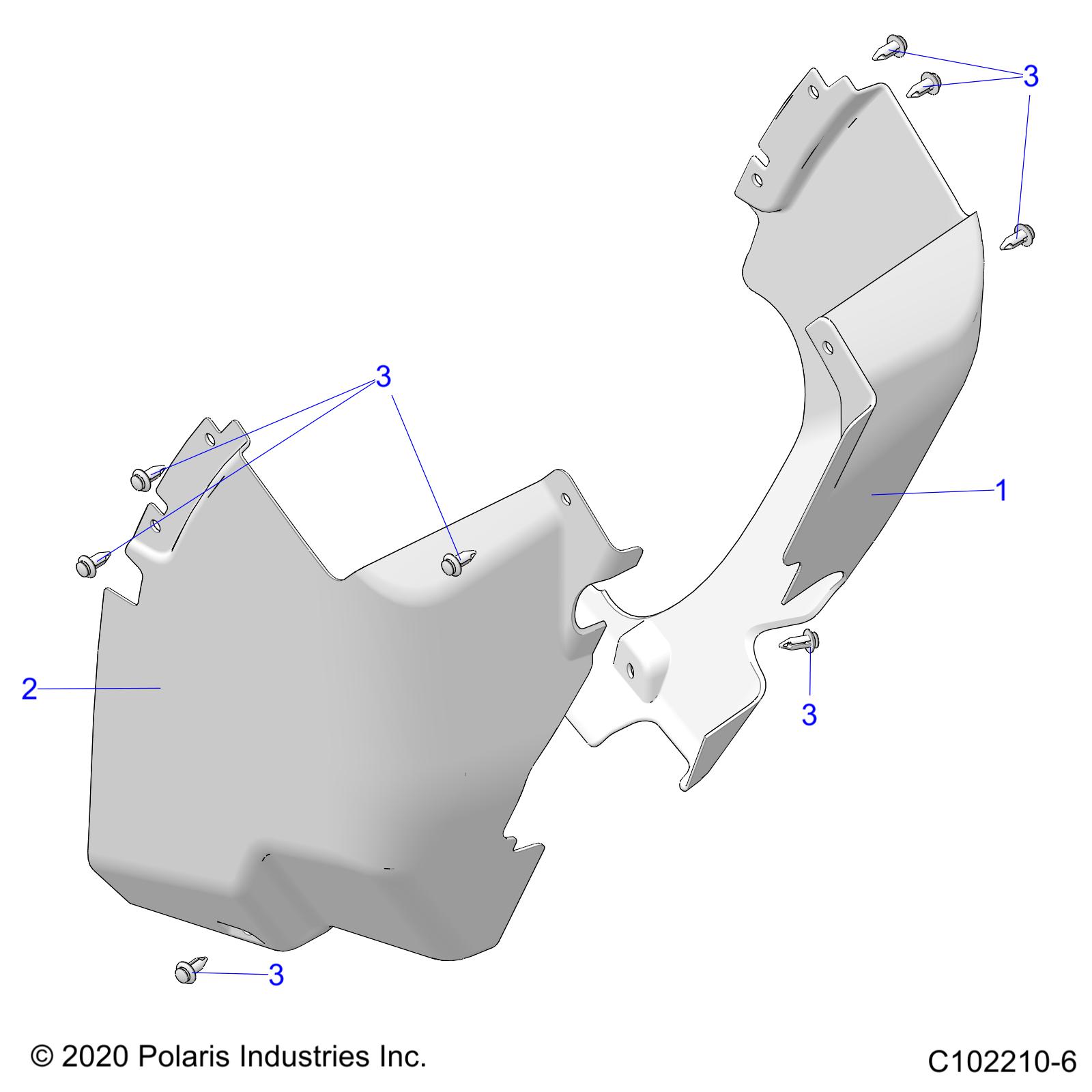 Part Number : 5452013-070 GUARD-MUD FRNT LH MODIFIED BLK