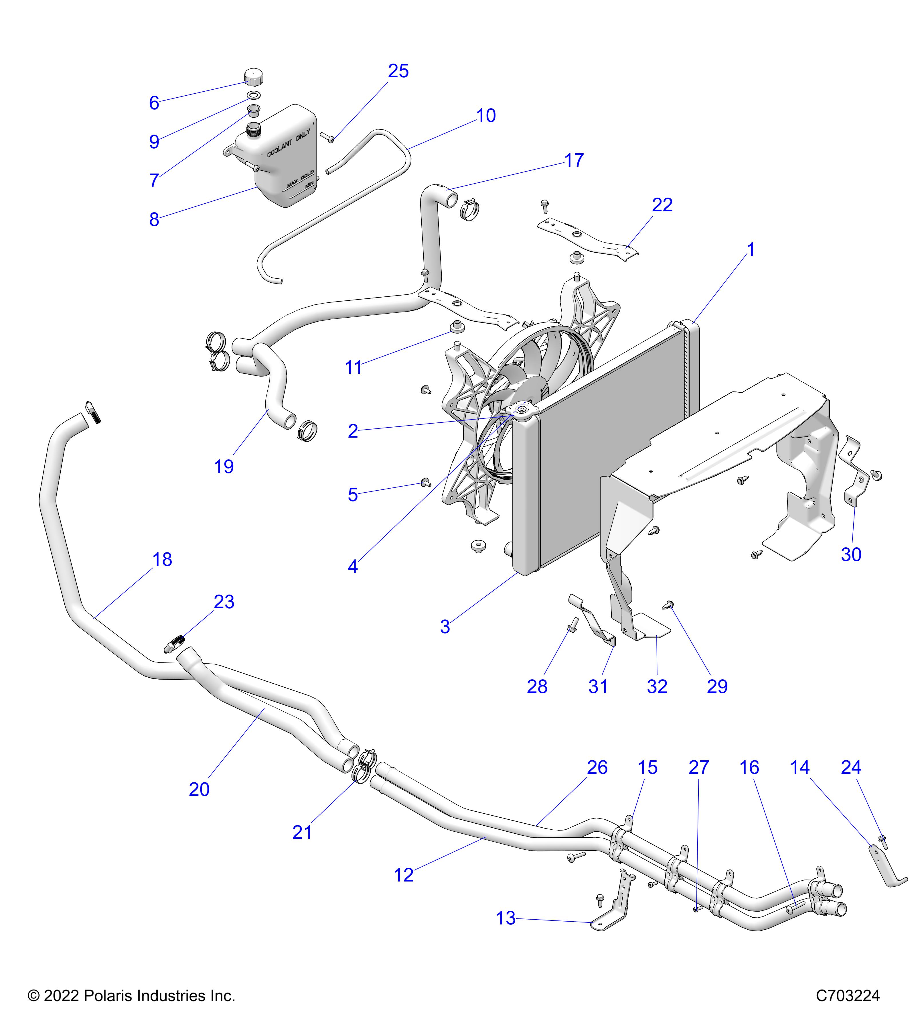 Part Number : 5141612 COOLANT TUBE  1 IN