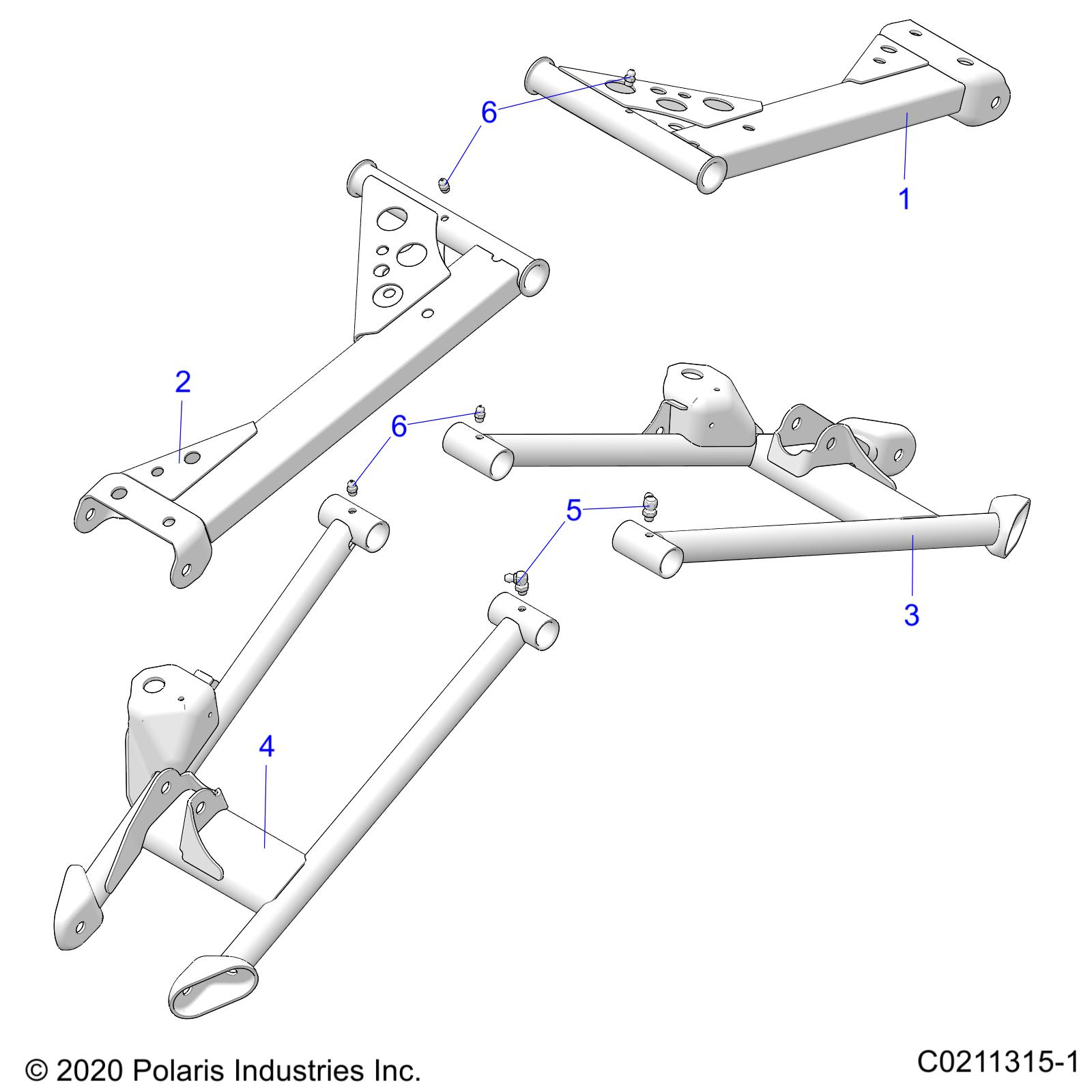 Part Number : 1019410-458 CONTROL ARM  REAR  LOWER  LEFT