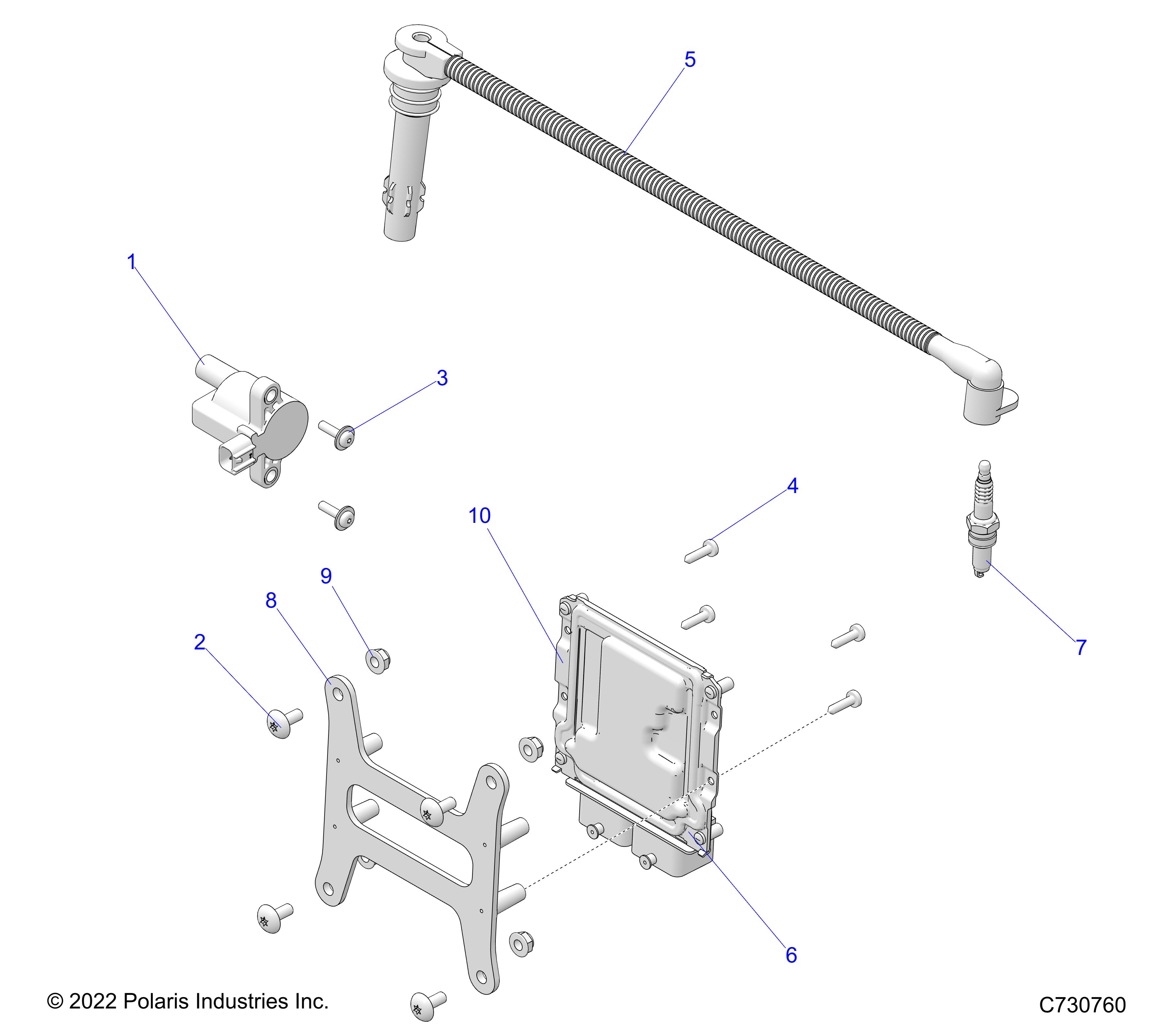 Part Number : 5450605-070 MNT-ECU BLK