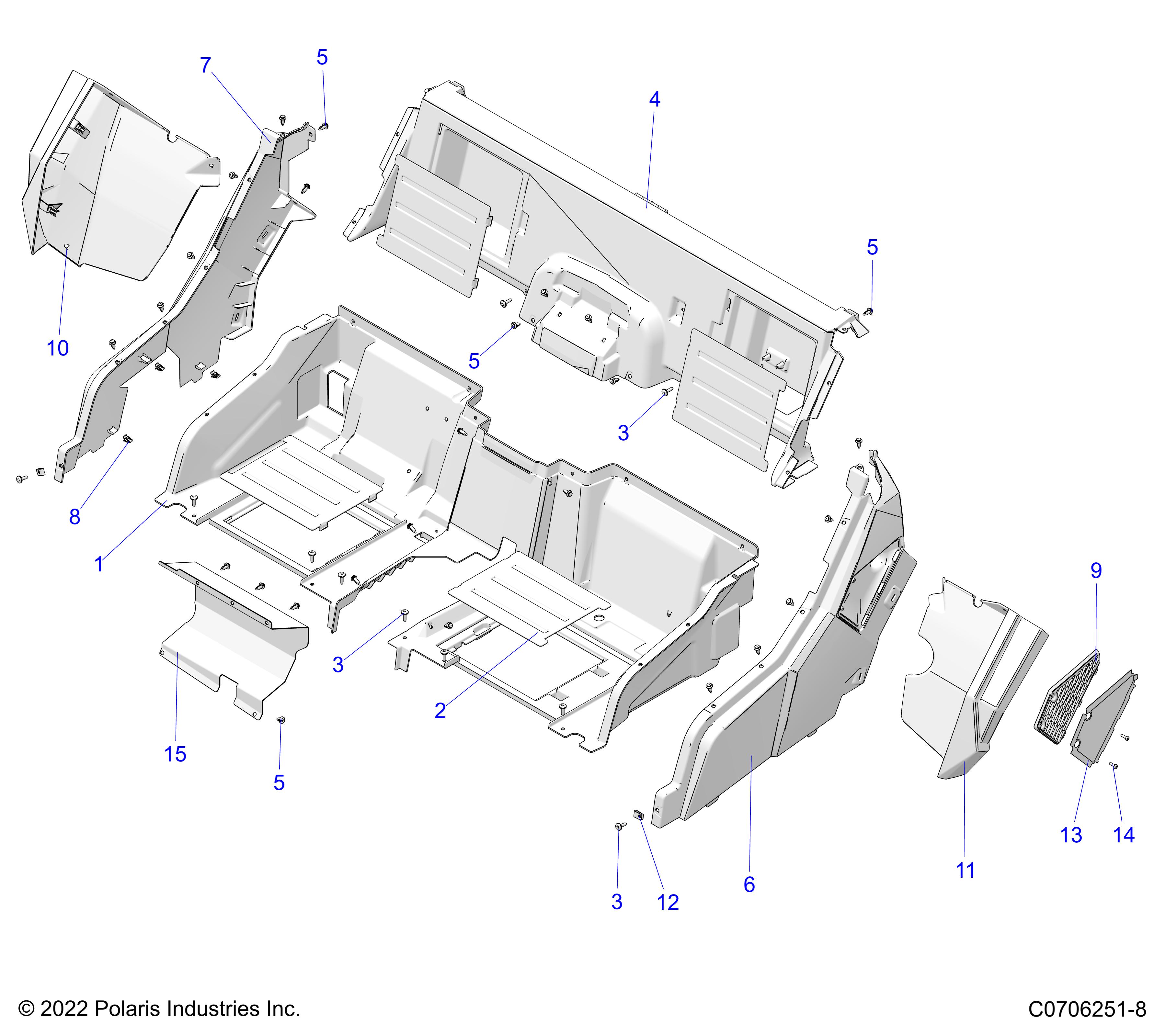 Part Number : 2638528-728 ASM-FNDR RR CLIP TPO G.GRAY