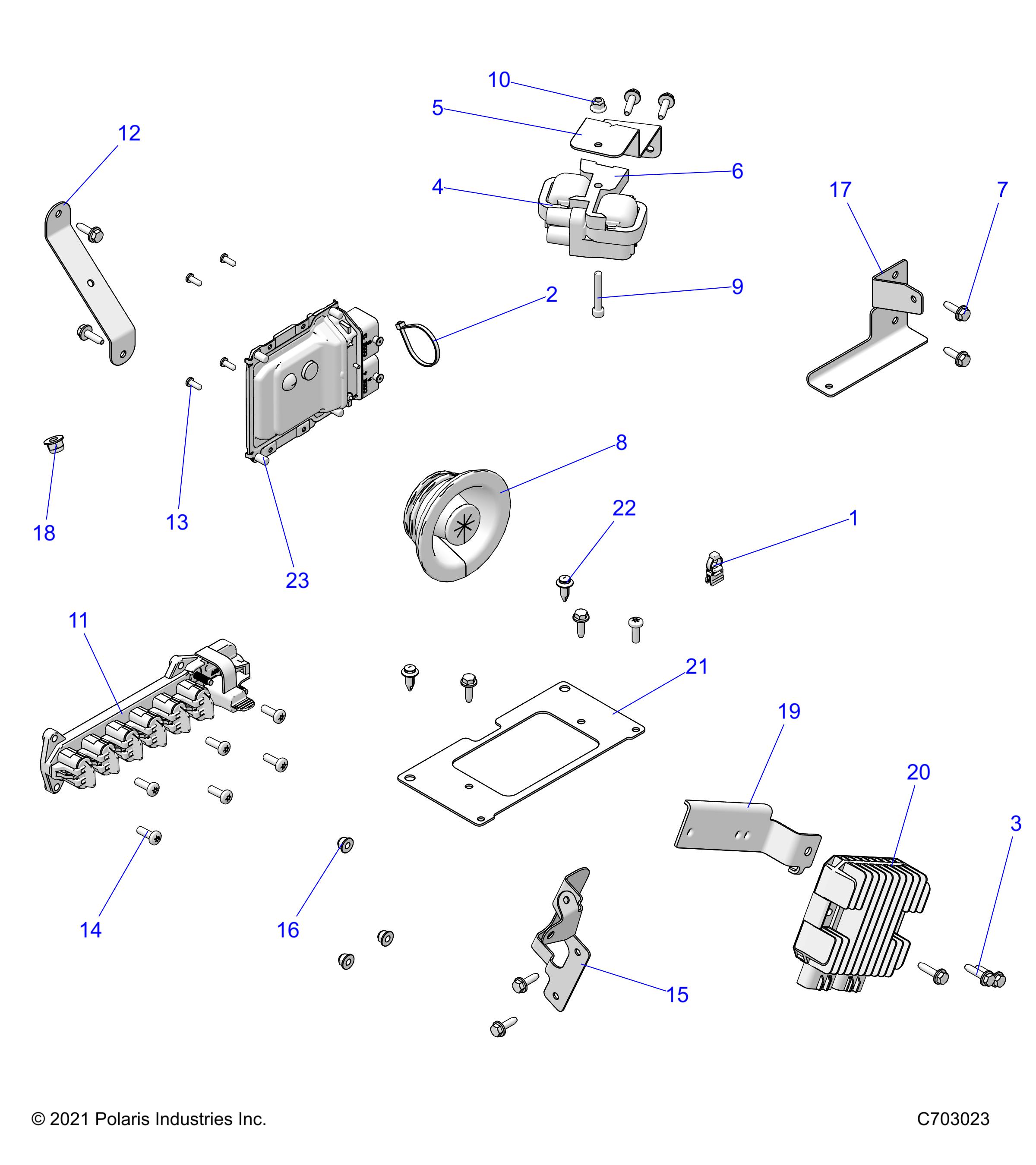 Part Number : 5264801-329 BRKT-FUSE BLOCK MNT BLK