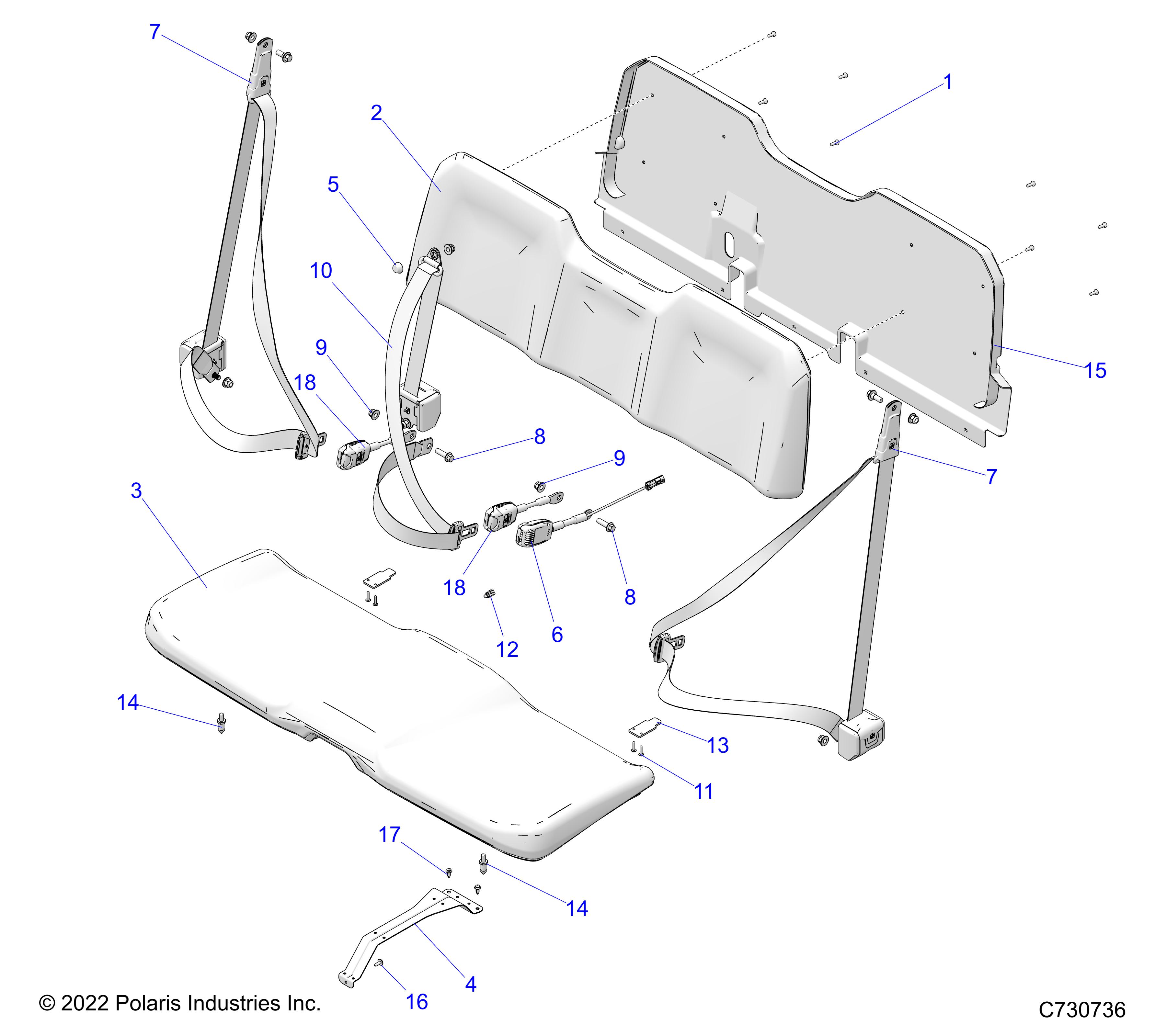 Part Number : 5632536 PIN-SEAT LATCH