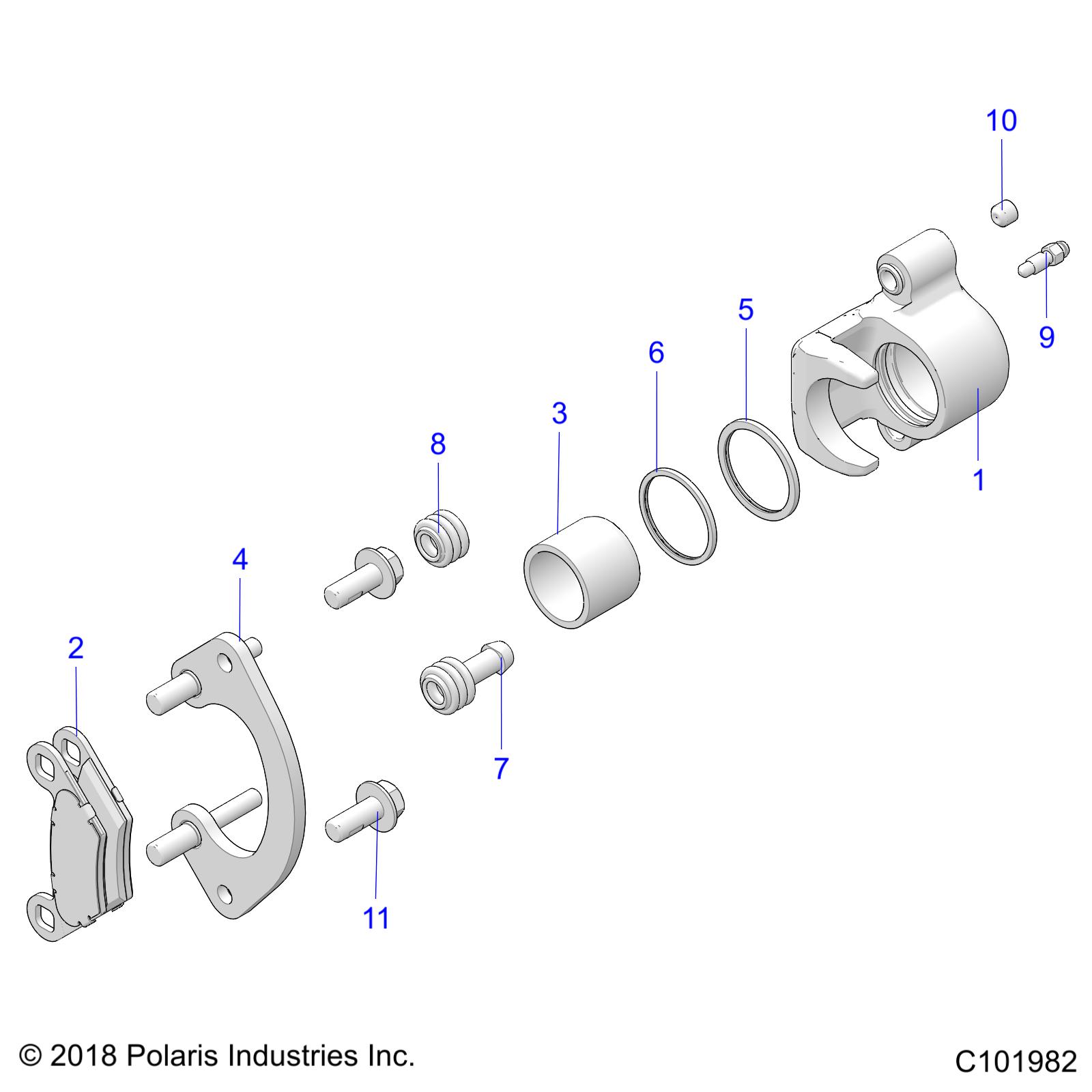 Part Number : 1911225 CALIPER MOUNT ASSEMBLY