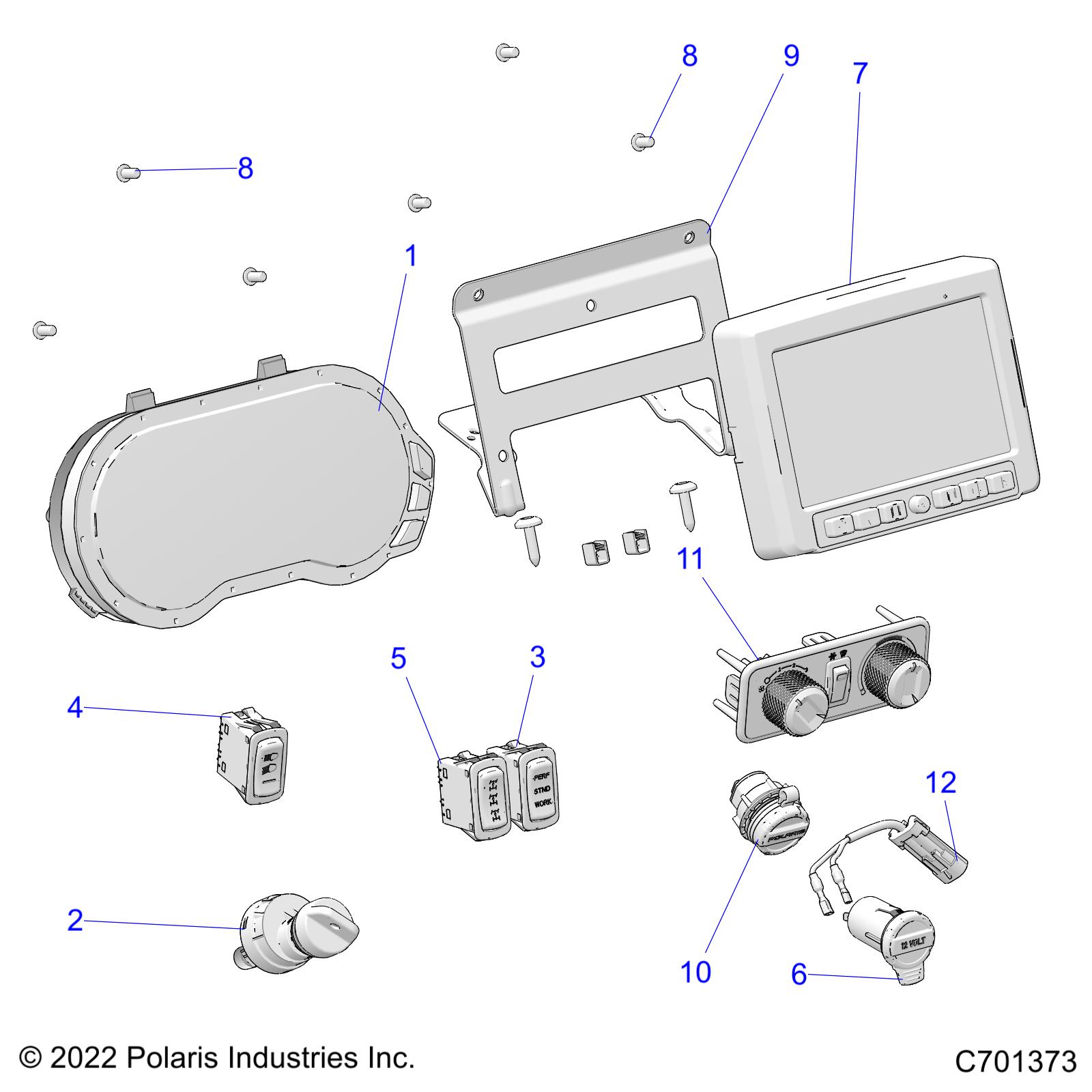 Part Number : 4080274-07 SWITCH-DRIVE MODE