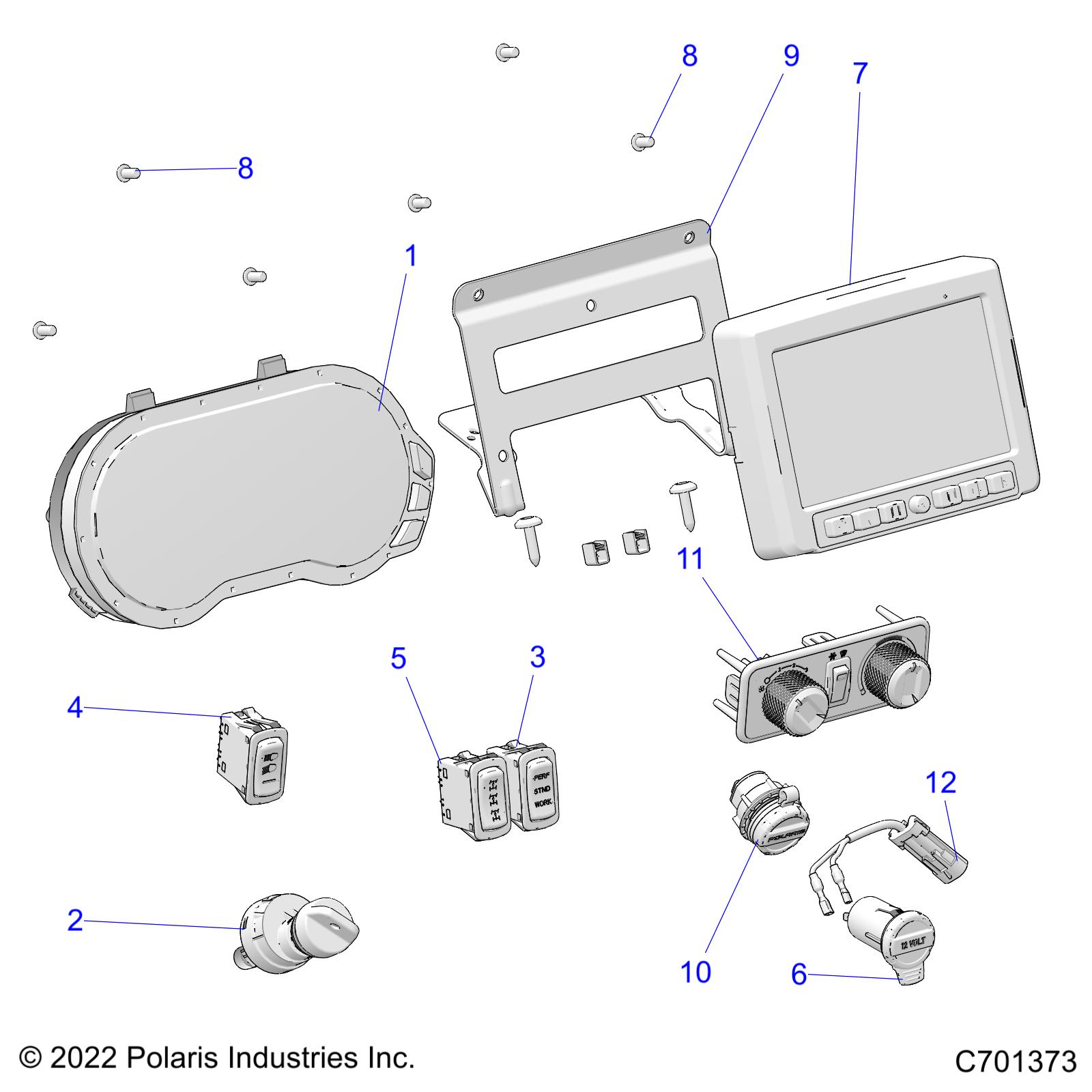 Part Number : 4080274-08 SWITCH-AWD