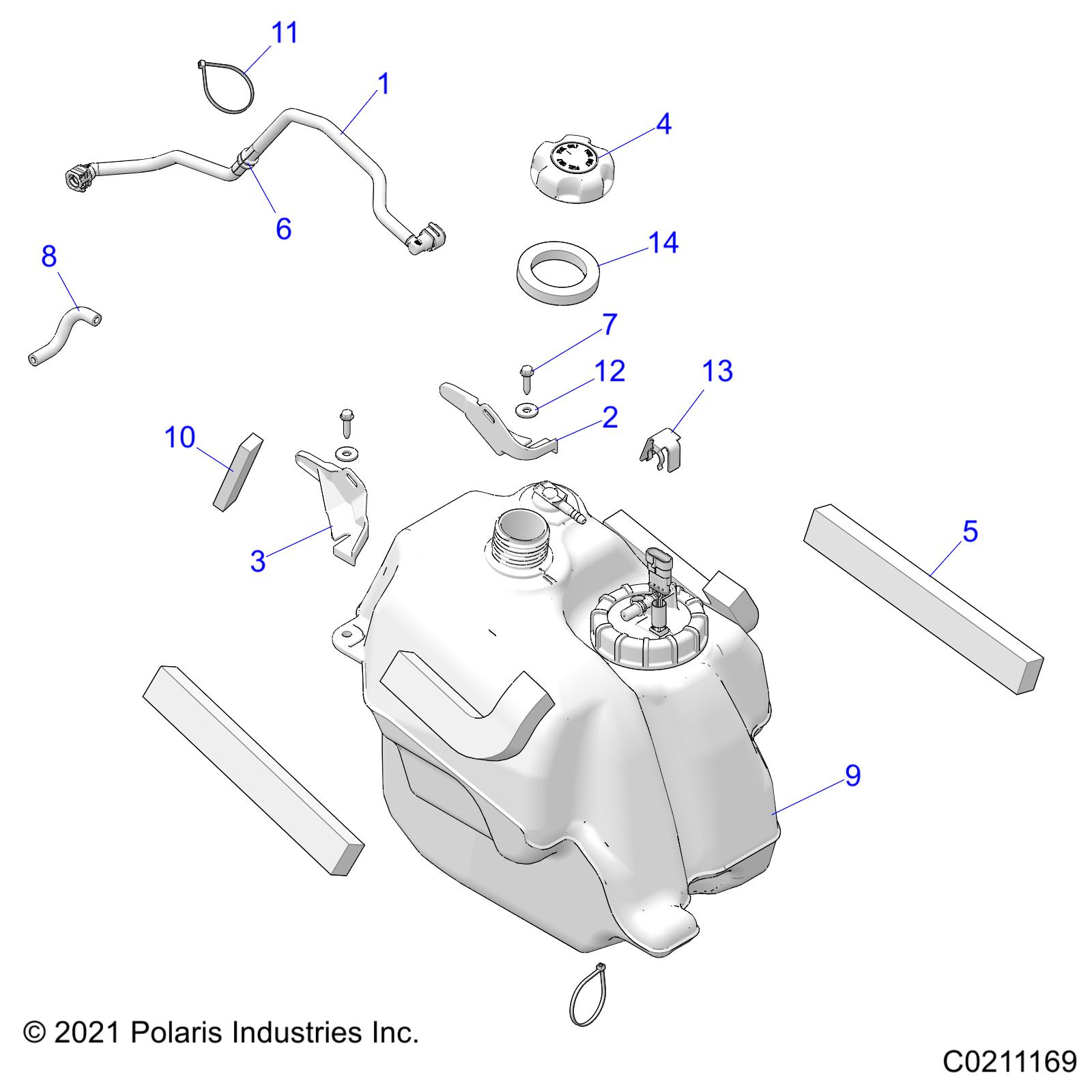 Part Number : 5814816 SEAL-FOAM FUEL FILL NECK