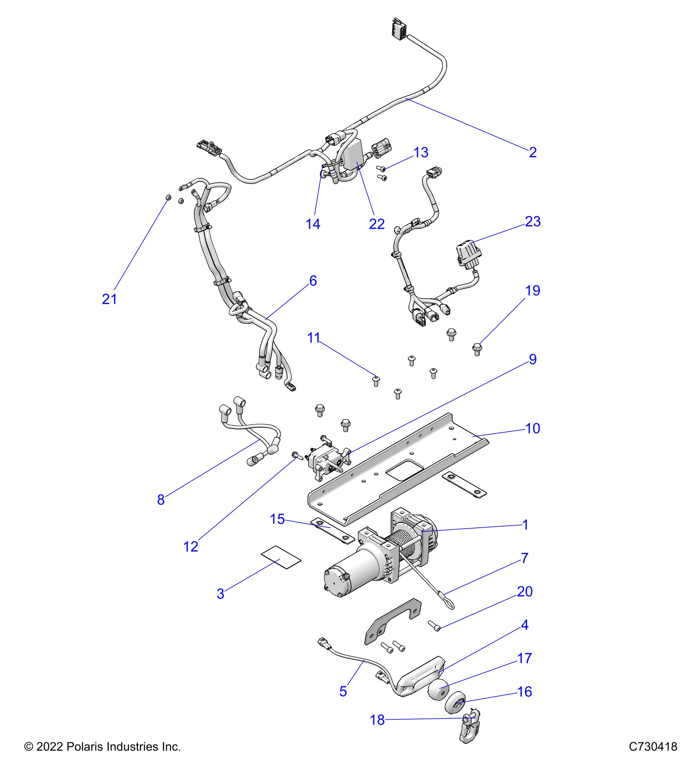 Part Number : 5271080 BRKT-MOUNT WINCH