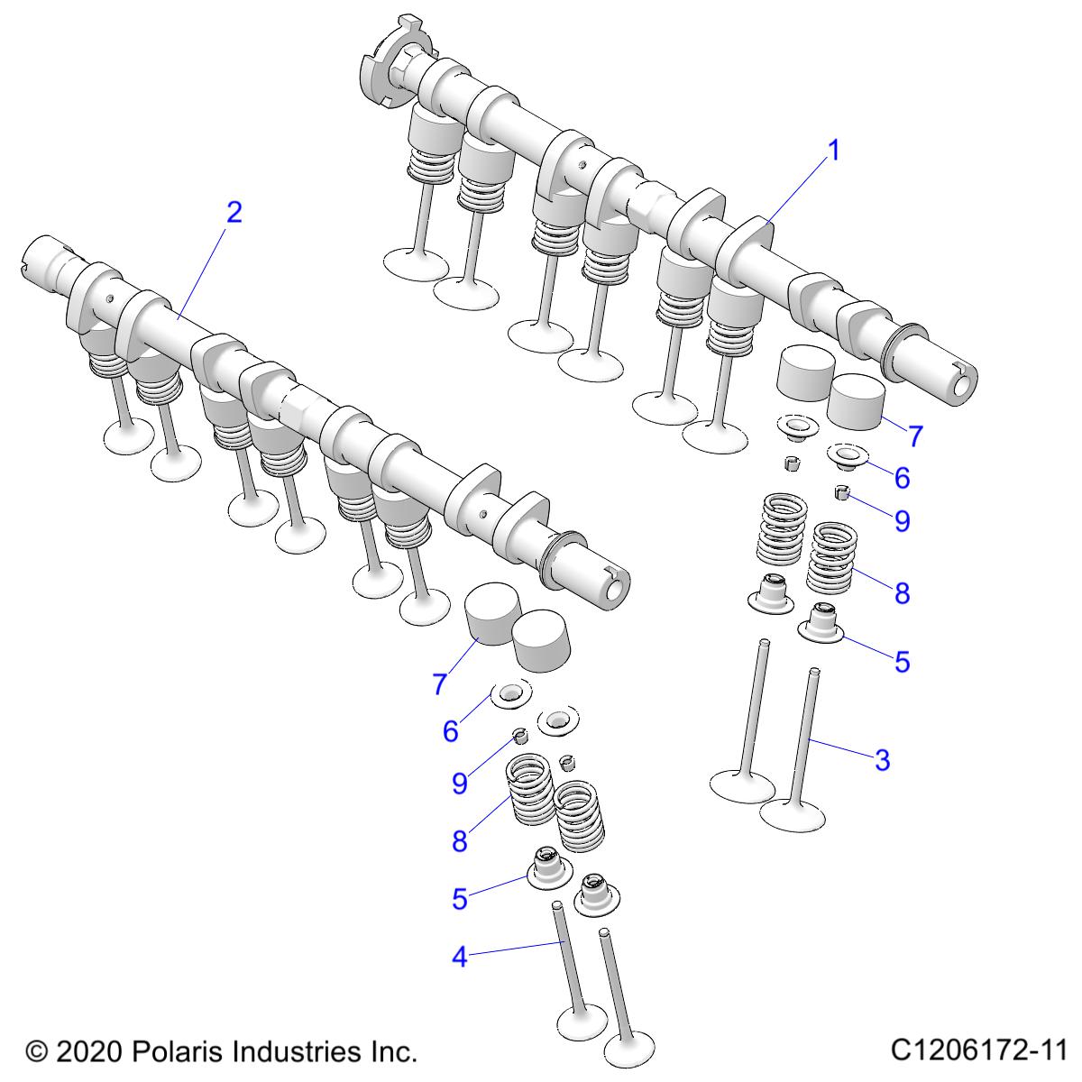 Part Number : 7045876 SPRING-VALVE