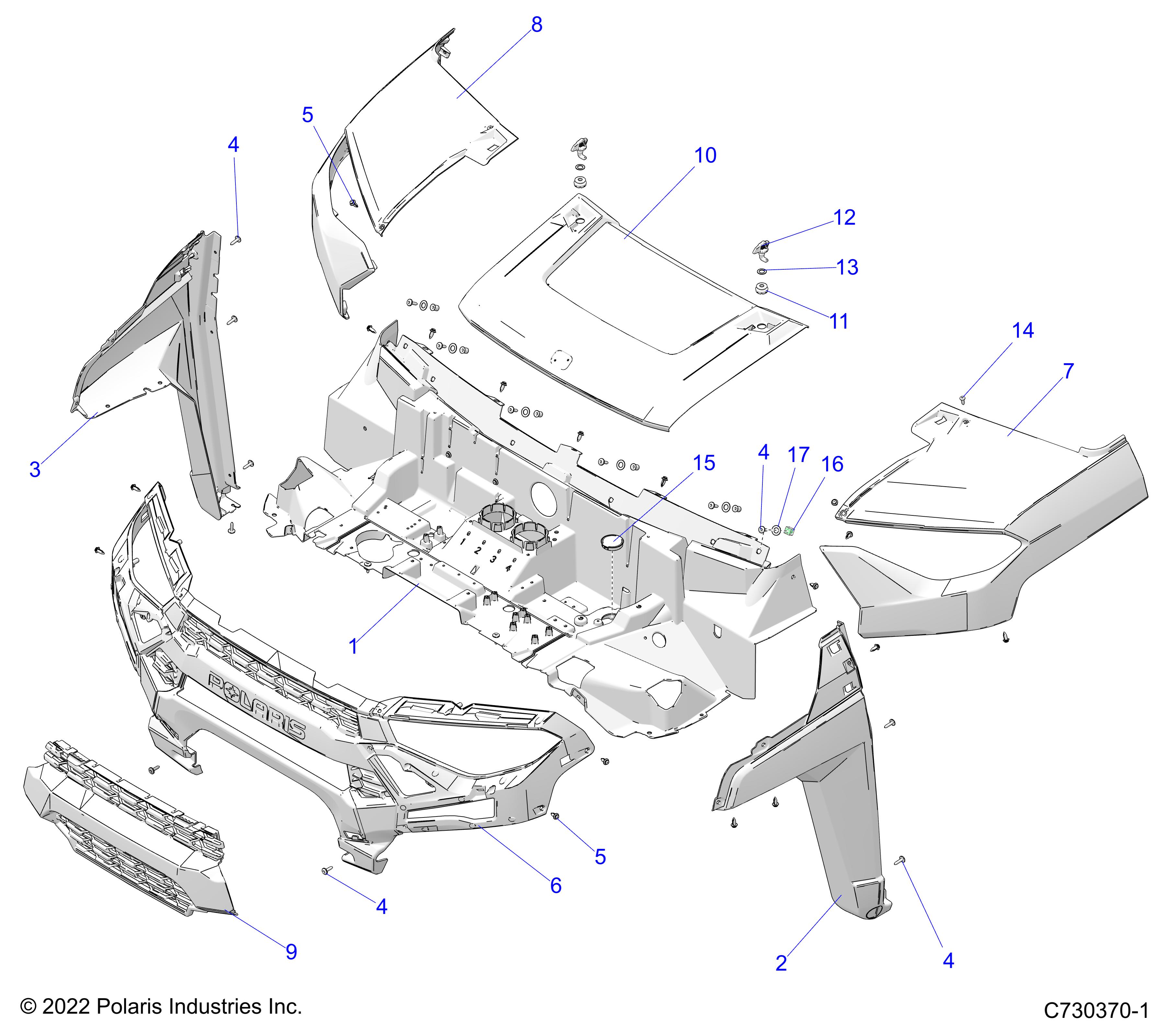 Part Number : 5453727-685 CENTER HOOD  SUEDE SB GRN MTLC