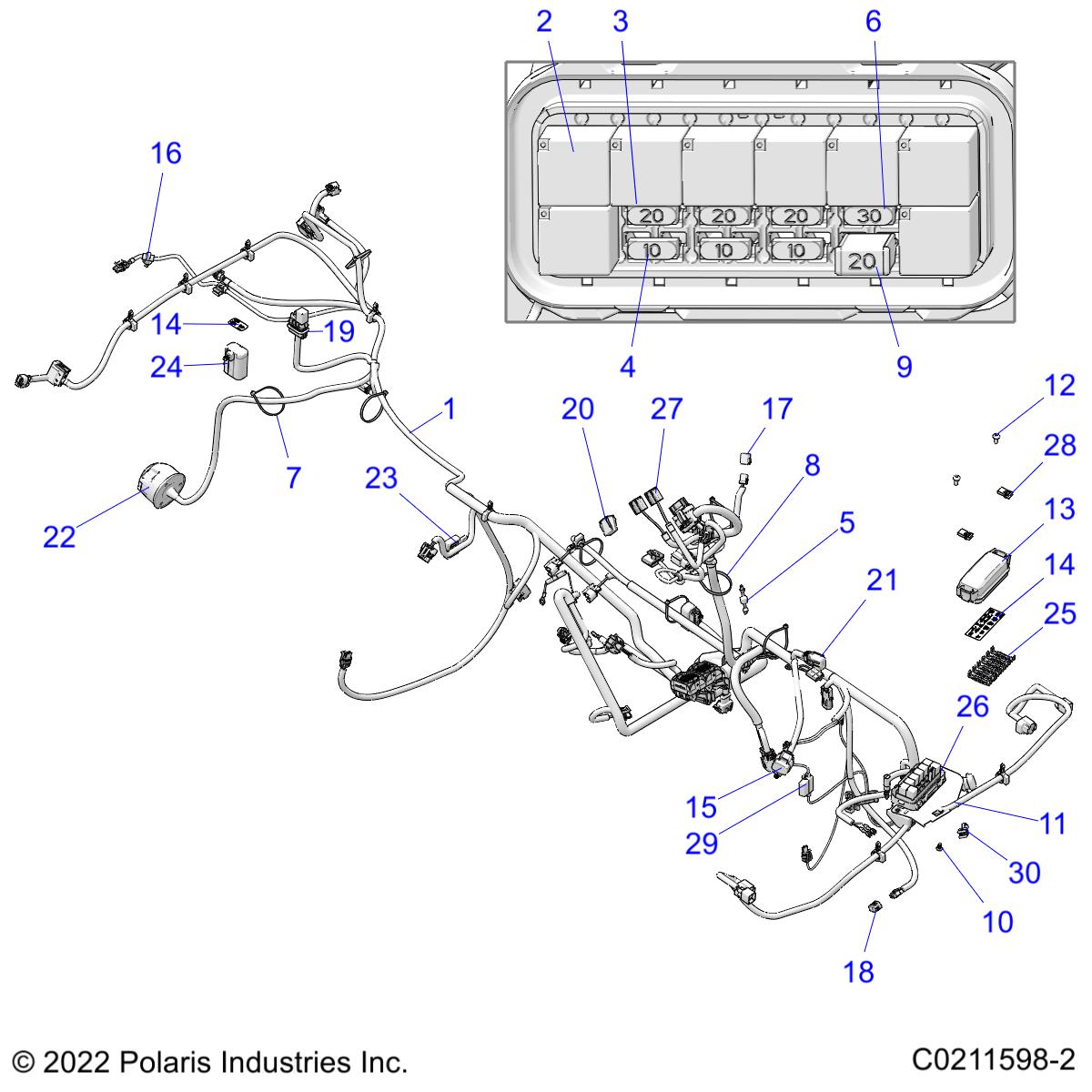 Part Number : 7182813 LABEL-FUSE BOX