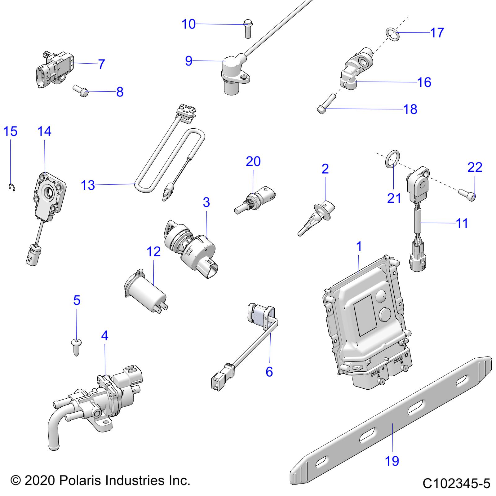 Part Number : 4013313 IAC VALVE