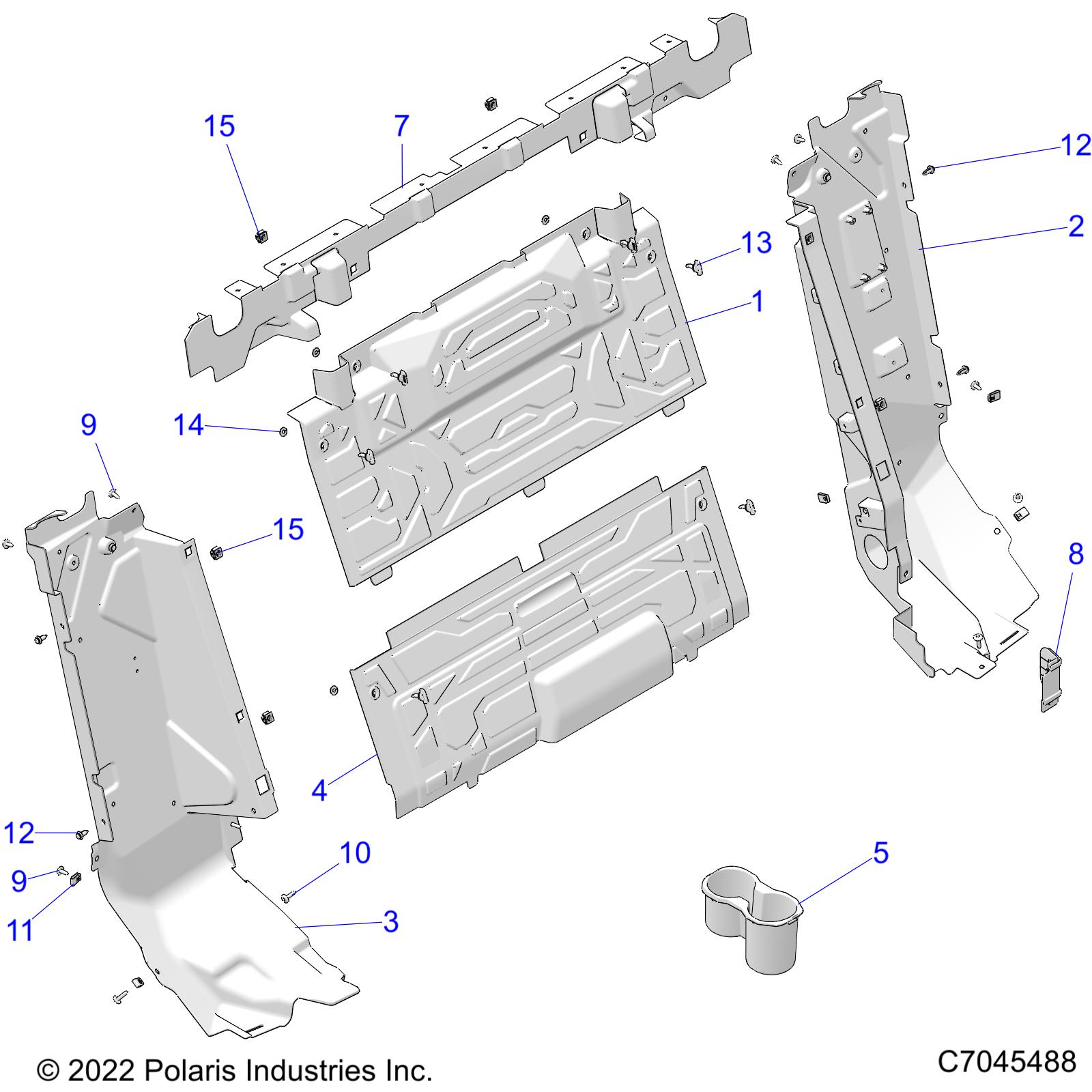 Part Number : 7710933 CLIP-1/4 TURN