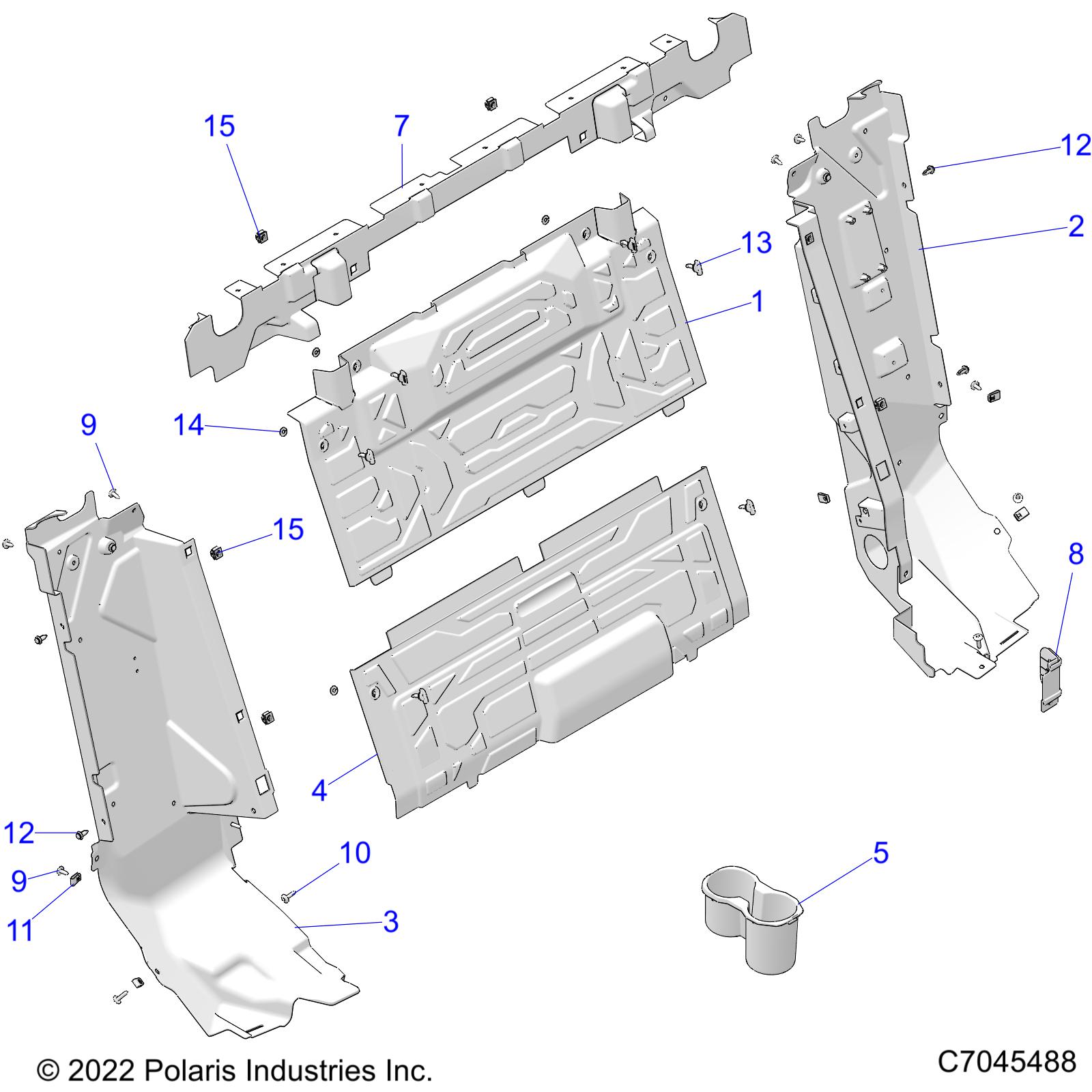 Part Number : 7662384 STUD-1/4 TURN NYLON