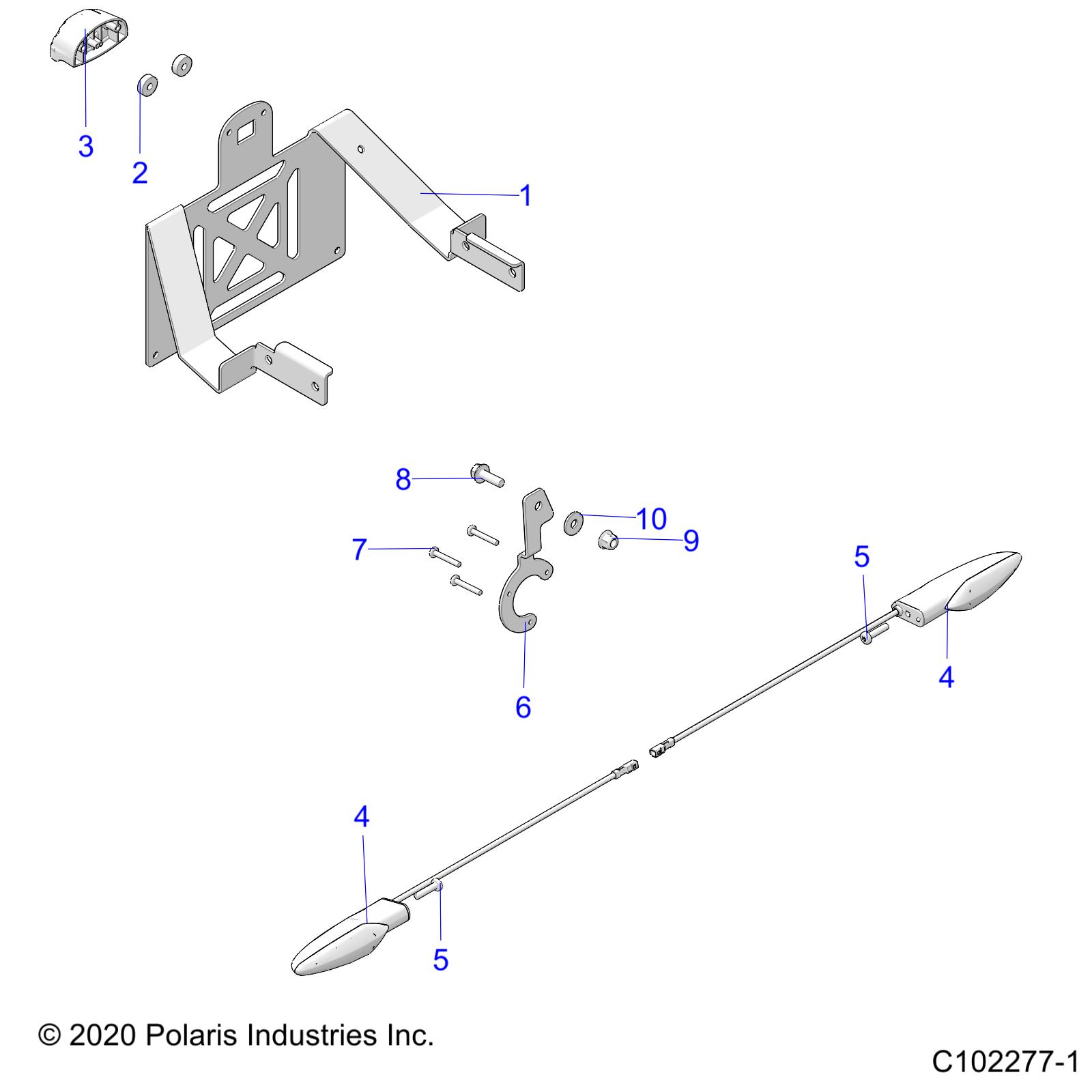 Part Number : 5263450-458 BRKT-TRAILER SOCKET M.BLK