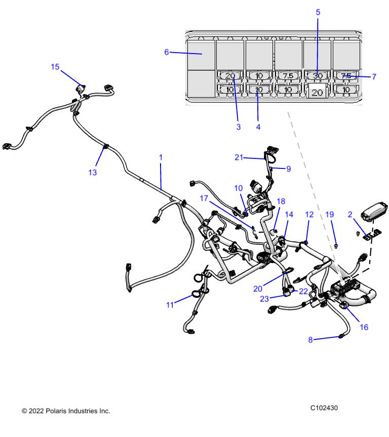 Part Number : 4014890 CONNECTOR-CAP WINCH SWITCH