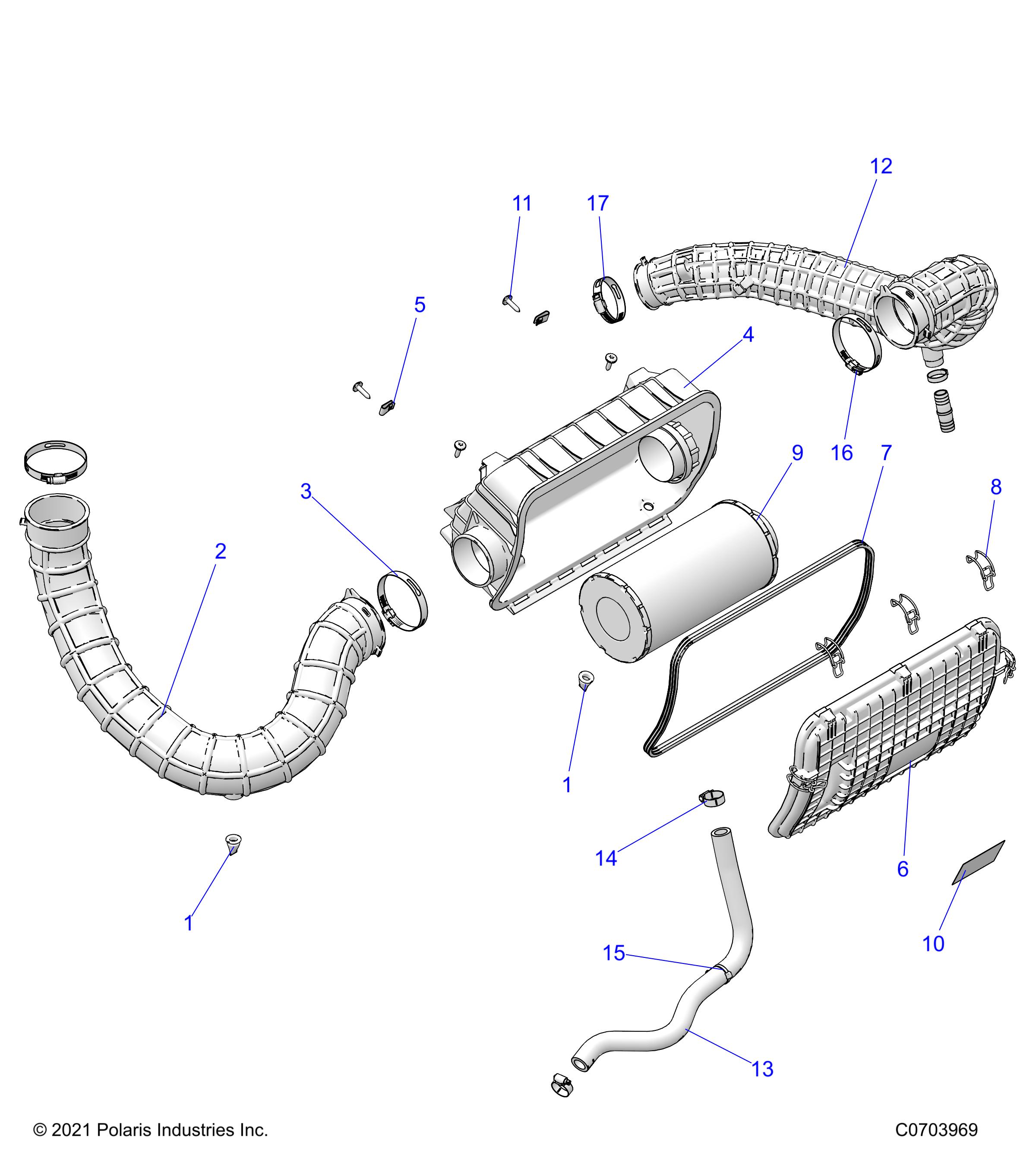 Part Number : 1241166 AIRBOX HOUSING ASSEMBLY