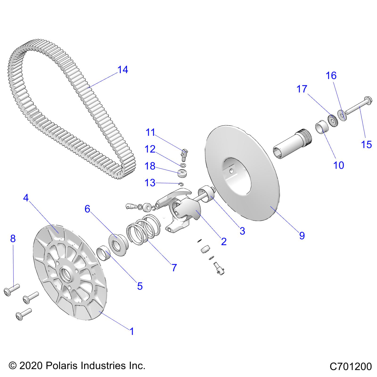 Part Number : 1323781 ASM-MOVEABLE SHEAVE