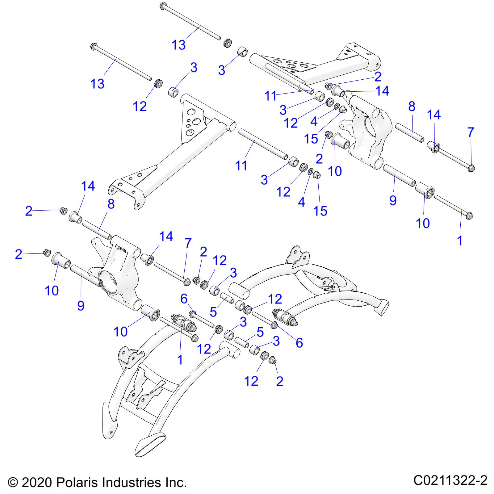 Part Number : 5141510 SHAFT-PIVOT 190MM M10