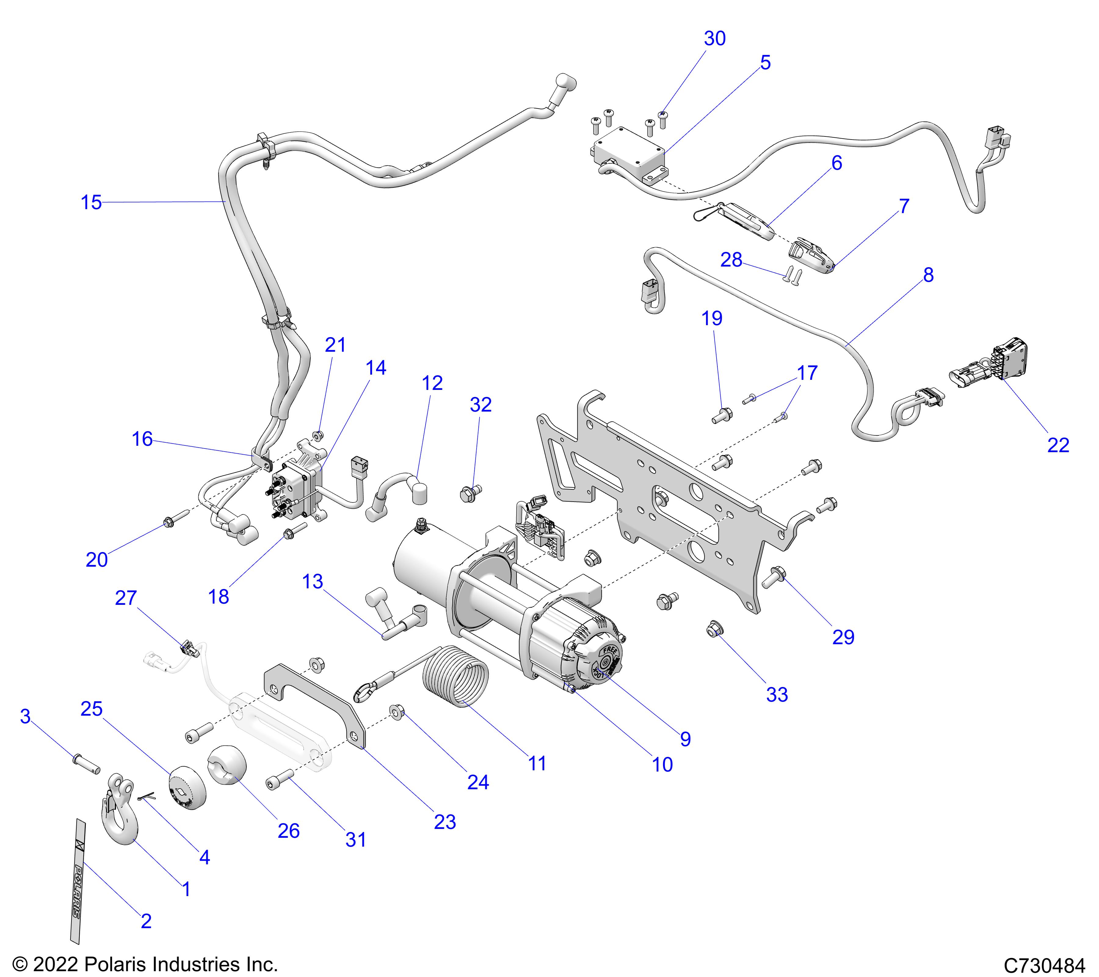 Part Number : 7519905 HEX FLANGE SCREW  10 MM X 1.5