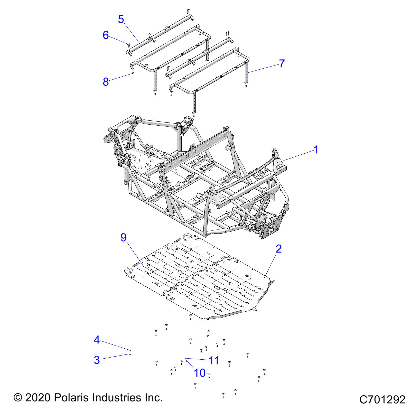 Part Number : 2209410 K-WELD-MAIN FRAME INT BLK