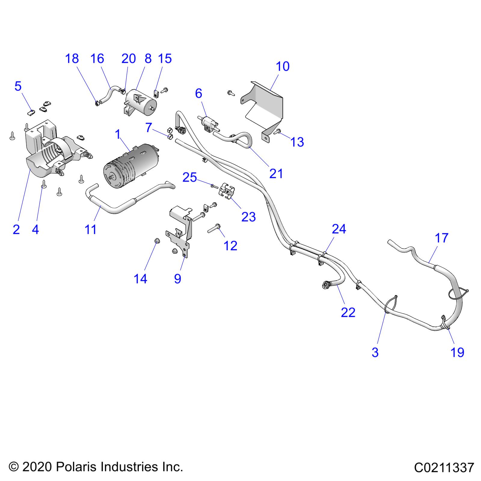 Part Number : 7080236 HOSE CLAMP