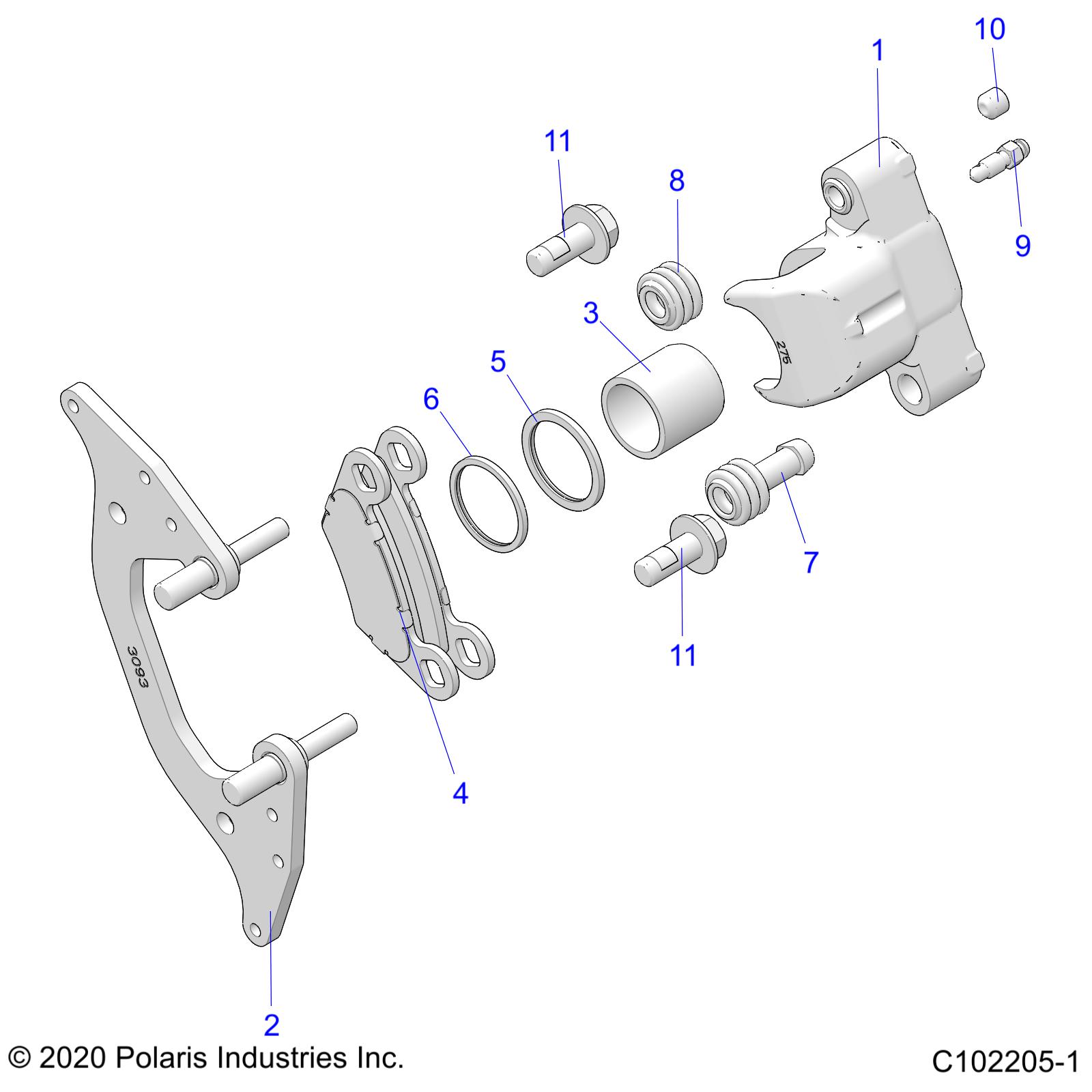 Part Number : 1913348 ASM-CALIPER BRAKE 1.25  LH