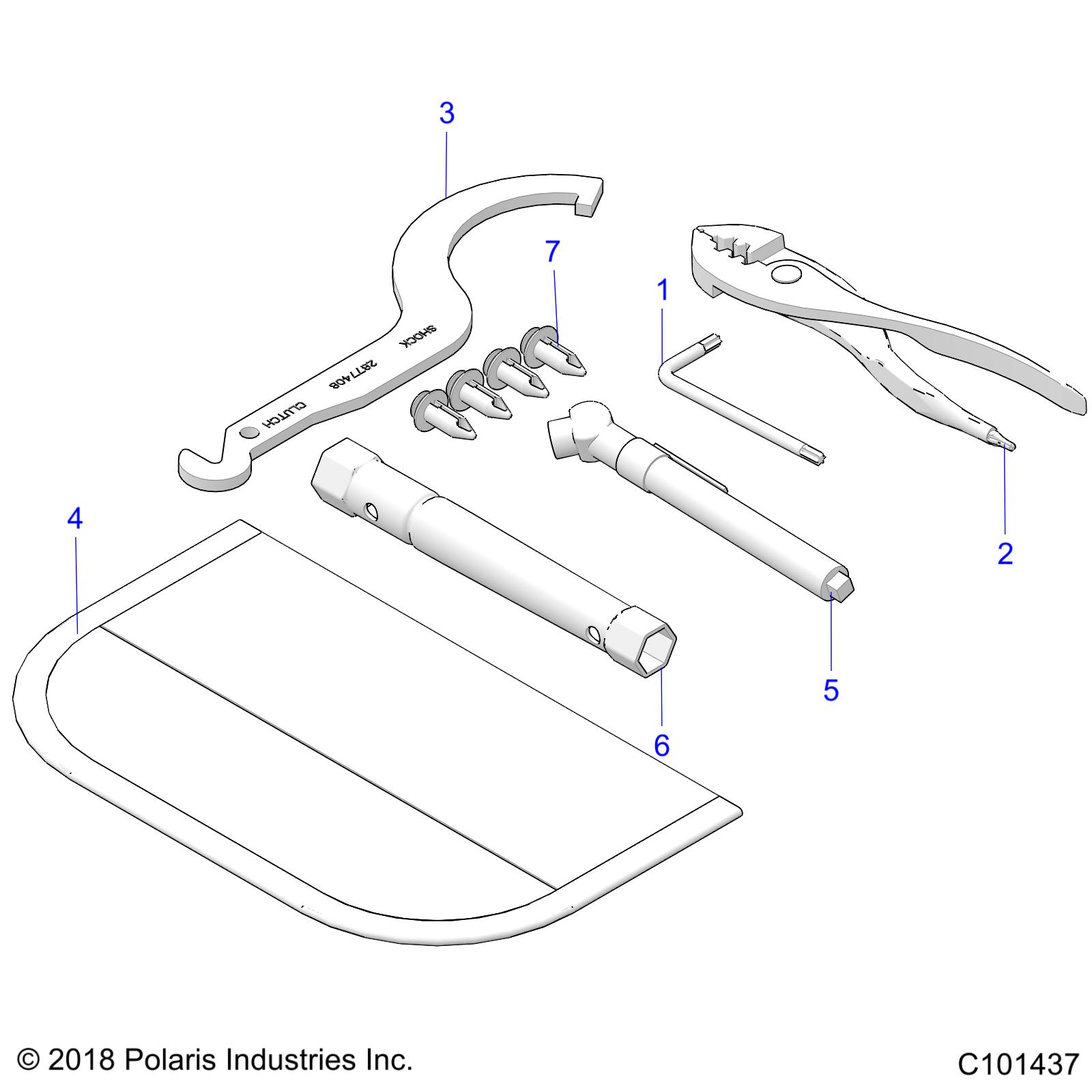 Part Number : 2682572 TOOL POUCH KIT  9 IN