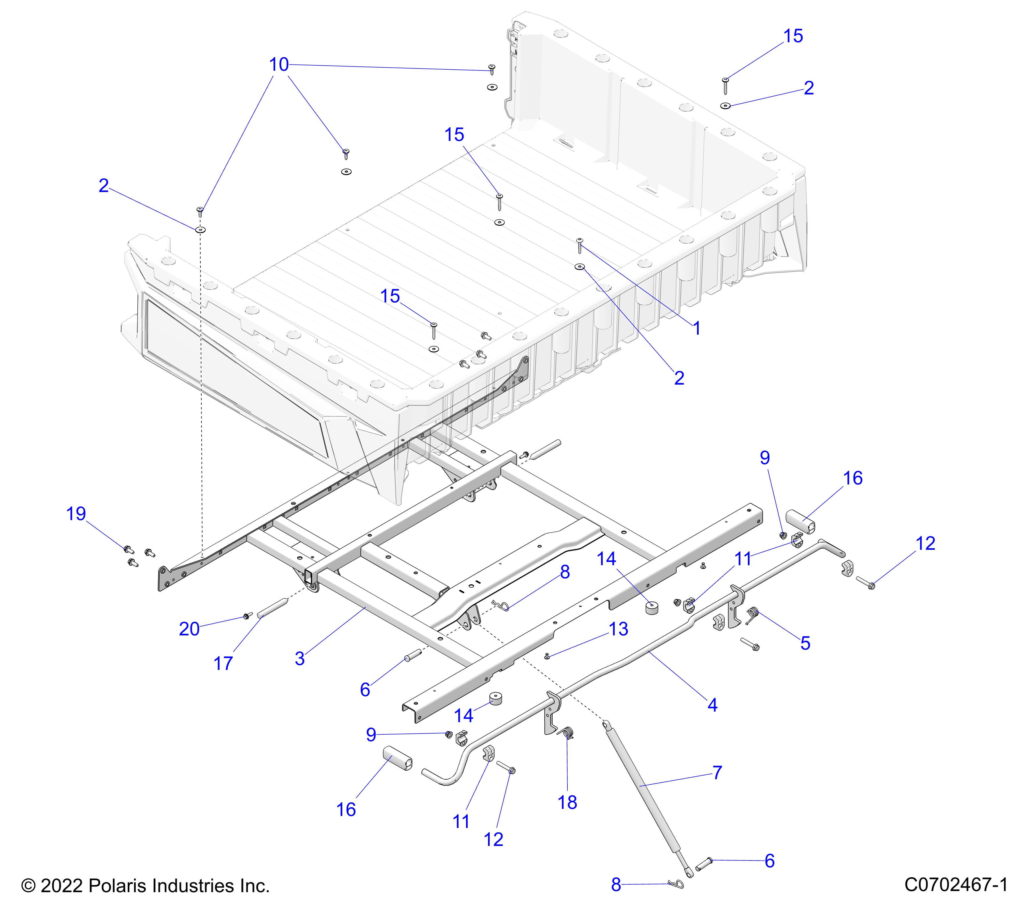 Part Number : 7518555 HEX FLANGE BOLT  8 MM X 1.25 M