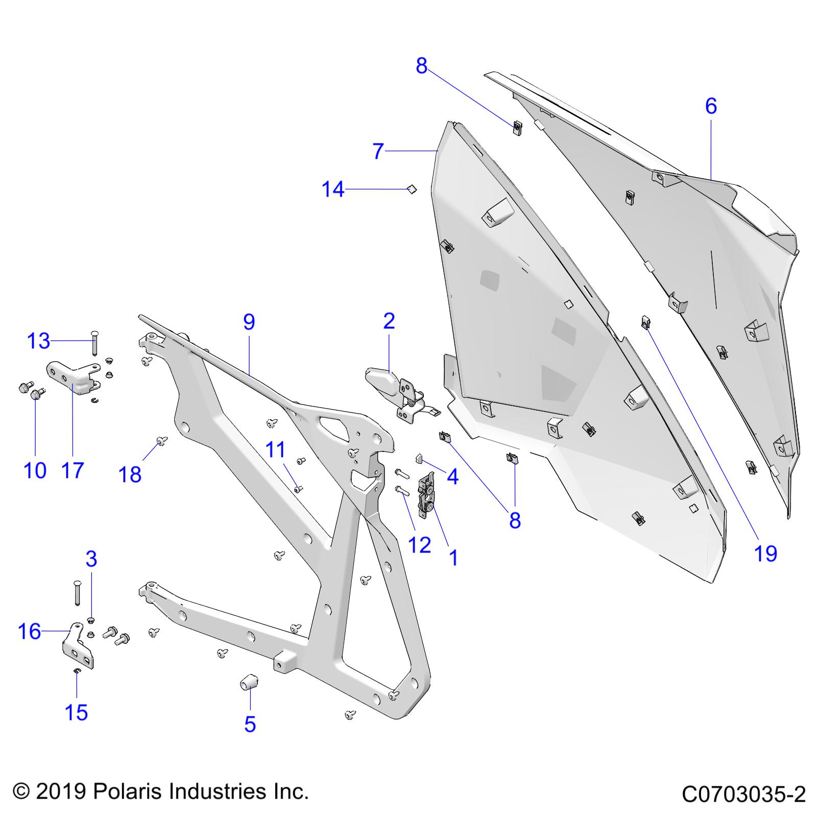 Part Number : 7662356 PIN-DOOR HINGE